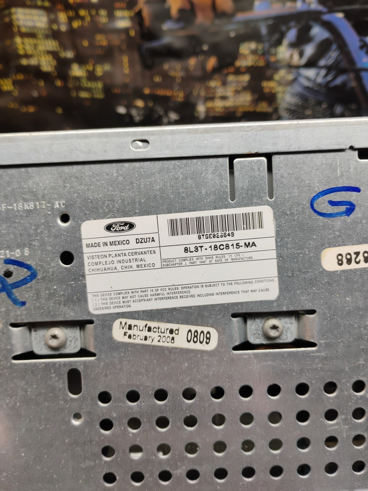 OEM 2008 Ford F-150 AM FM CD6 Disc Radio Stereo AUX Input 08 F150