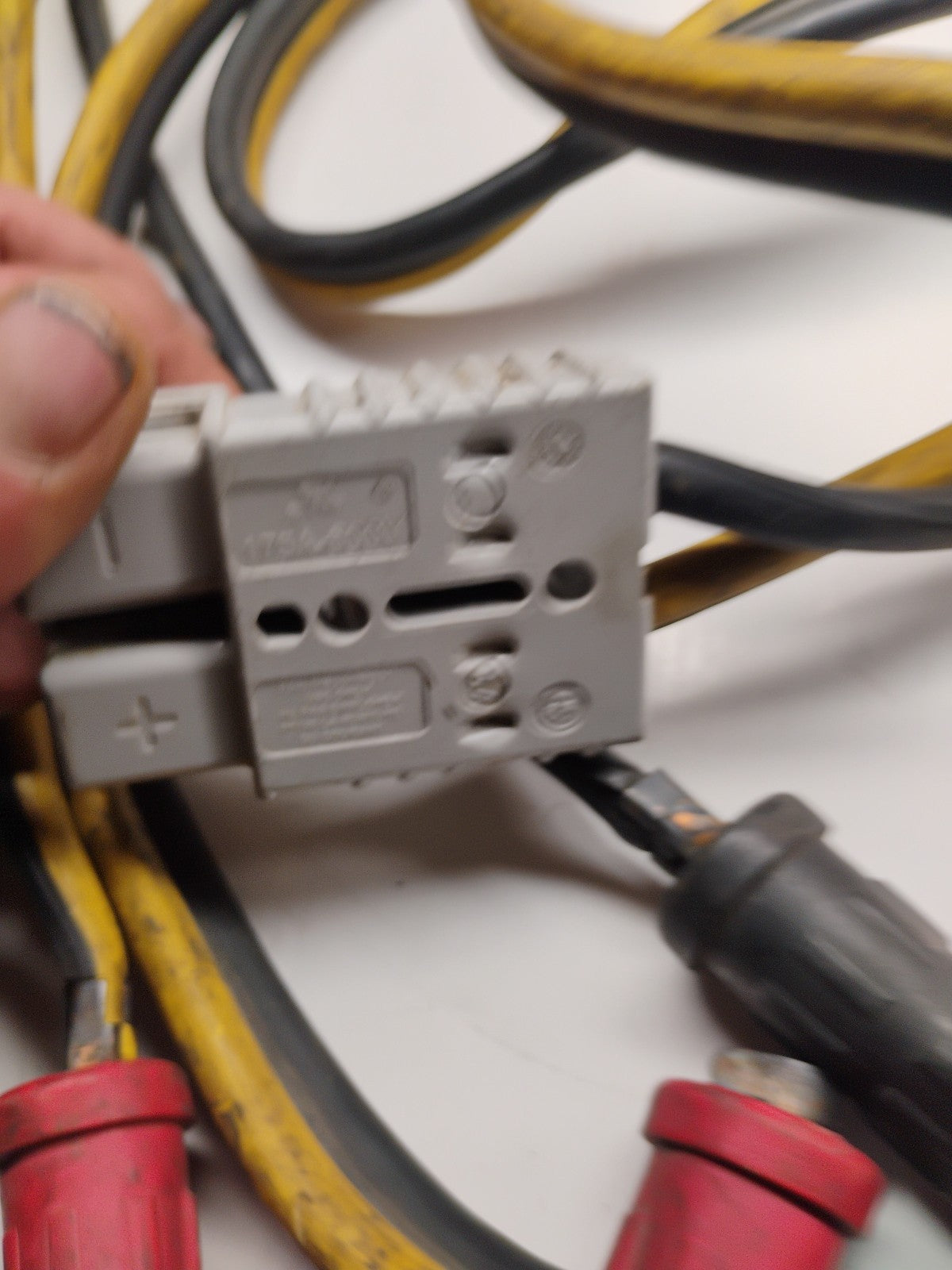 2 Awg 13 FT QUICK - DISCONNECT JUMPER-BOOSTER CABLE GREY U.S.A MADE