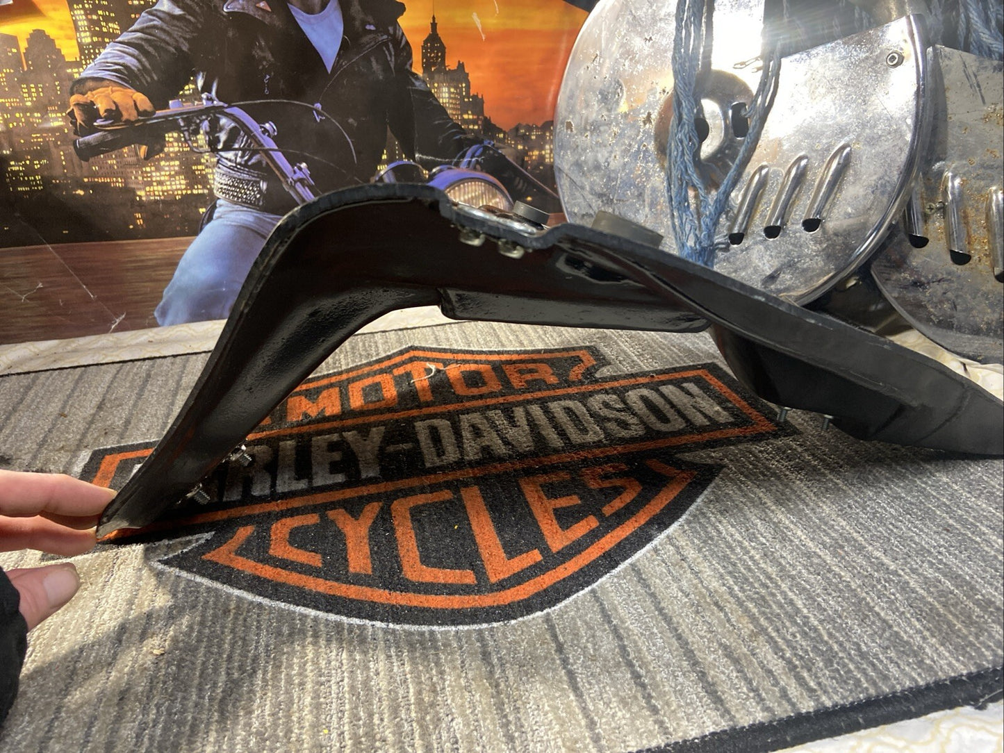 motorcycle seat pan solo