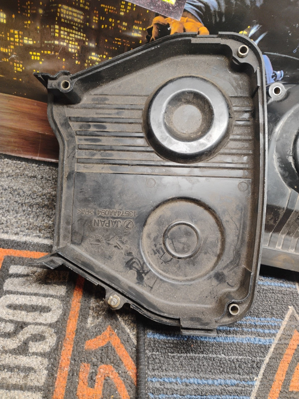 13574AA094 SUBARU GENUINE OEM FRONT OUTER TIMING COVER, LH 13574AA094