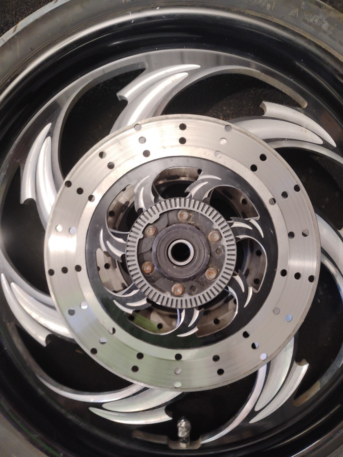 17 Indian RC Comp Savage Front Wheel Tire Rotors 21350-9978-85E 130/60 21