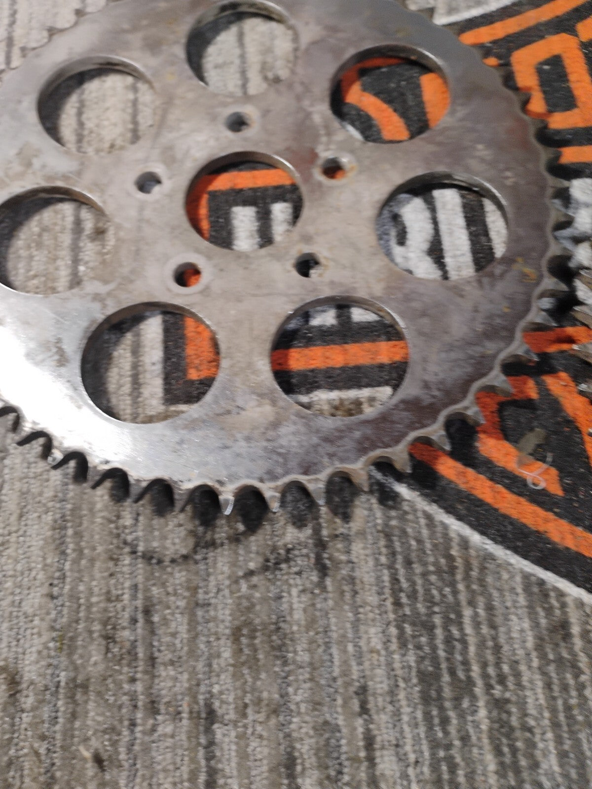 Harley Davidson Rear 51 T Dished Shovelhead Tooth Sprocket Oem