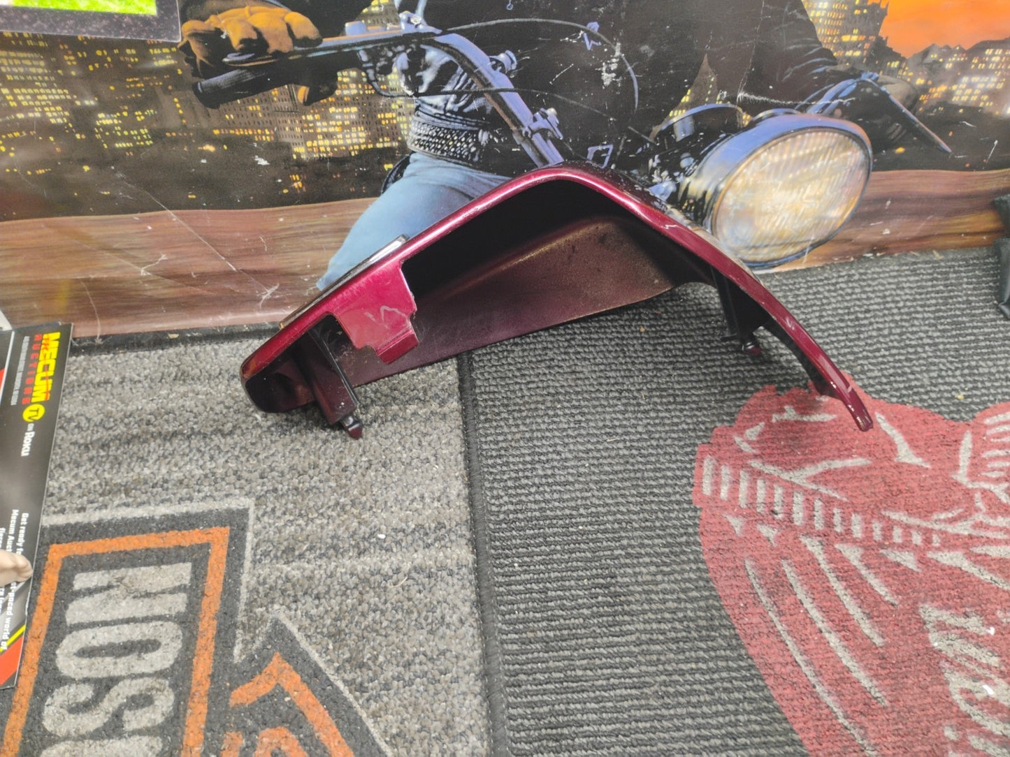 Red Right Side Cover H174 for Honda VT750 Shadow