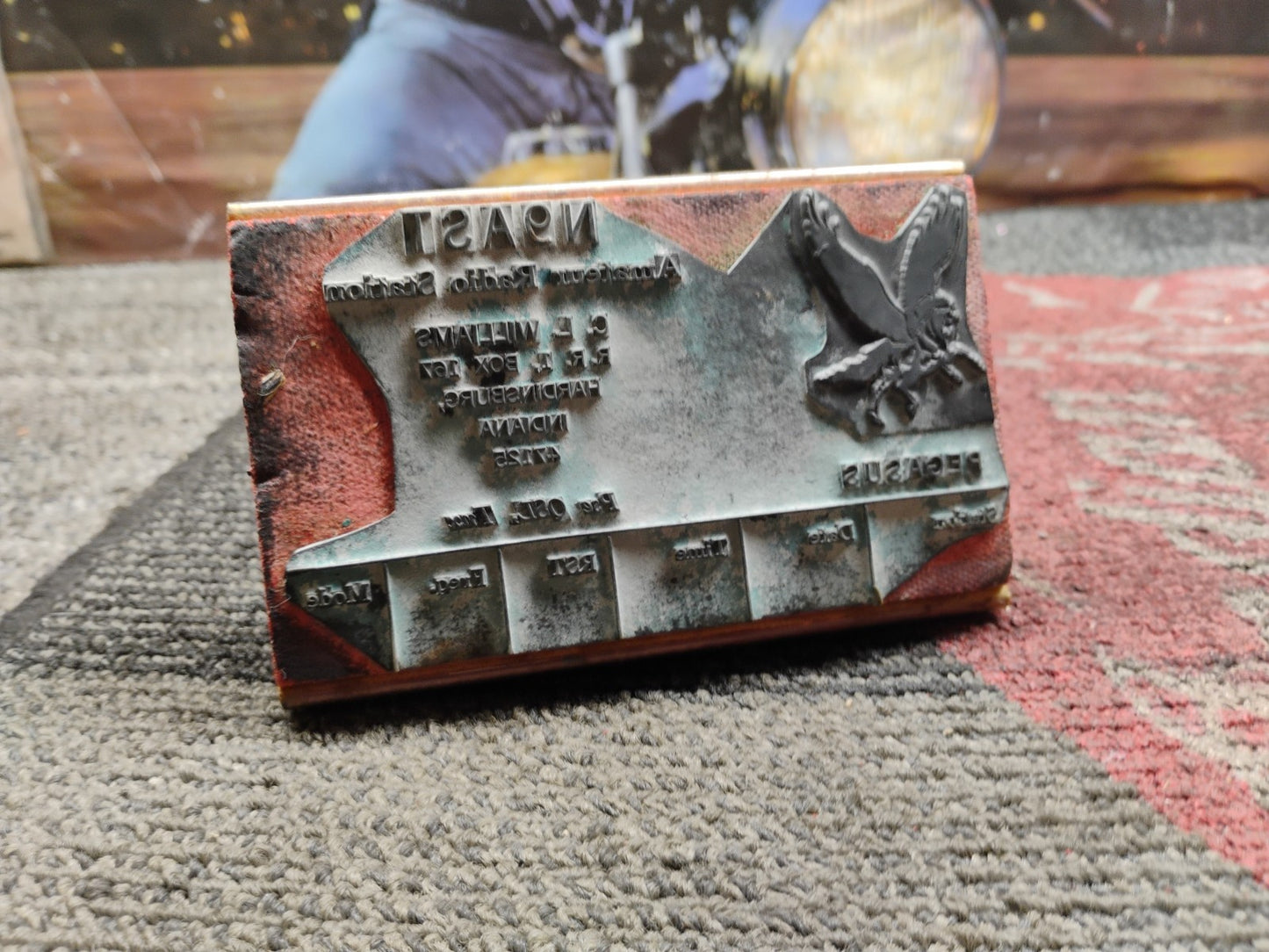 Amateur Radio Rubber Stamp