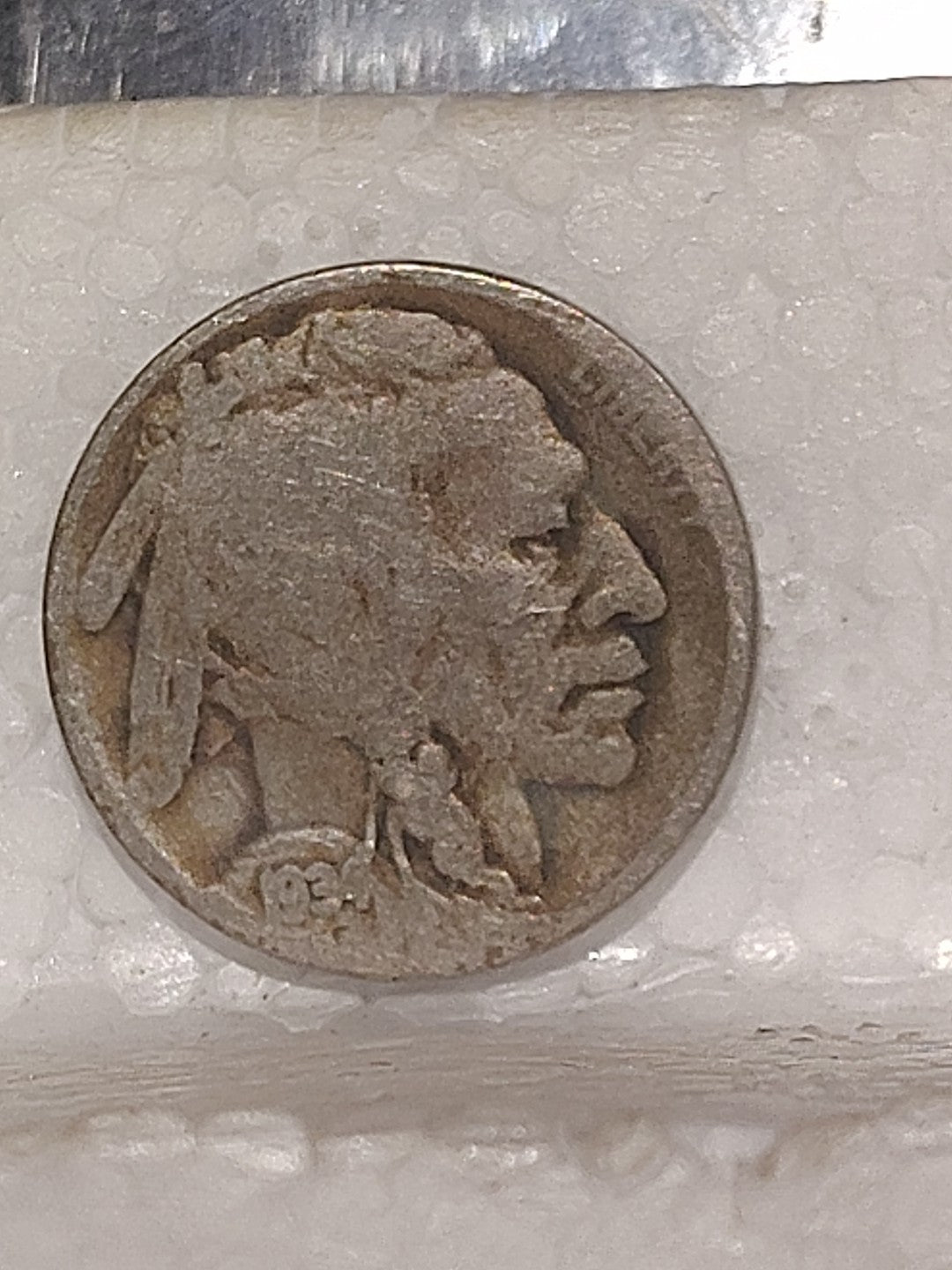 1934 D Buffalo Nickel Dripping Luster++ Gorgeous Rainbow Toning!