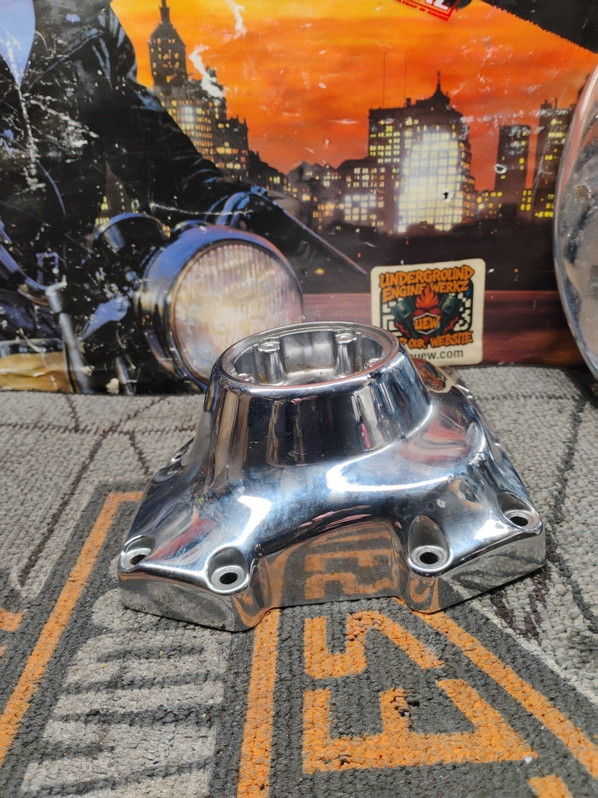 Genuine Harley Davidson OEM Polished Twin Cam Cover #25362-01A