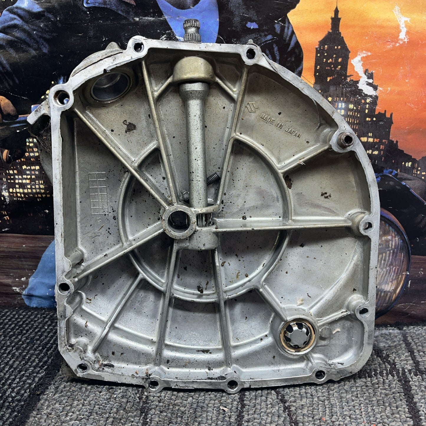 1982 SUZUKI GS1100 GS 1100 SM142B ENGINE CRANKCASE SIDE CLUTCH COVER