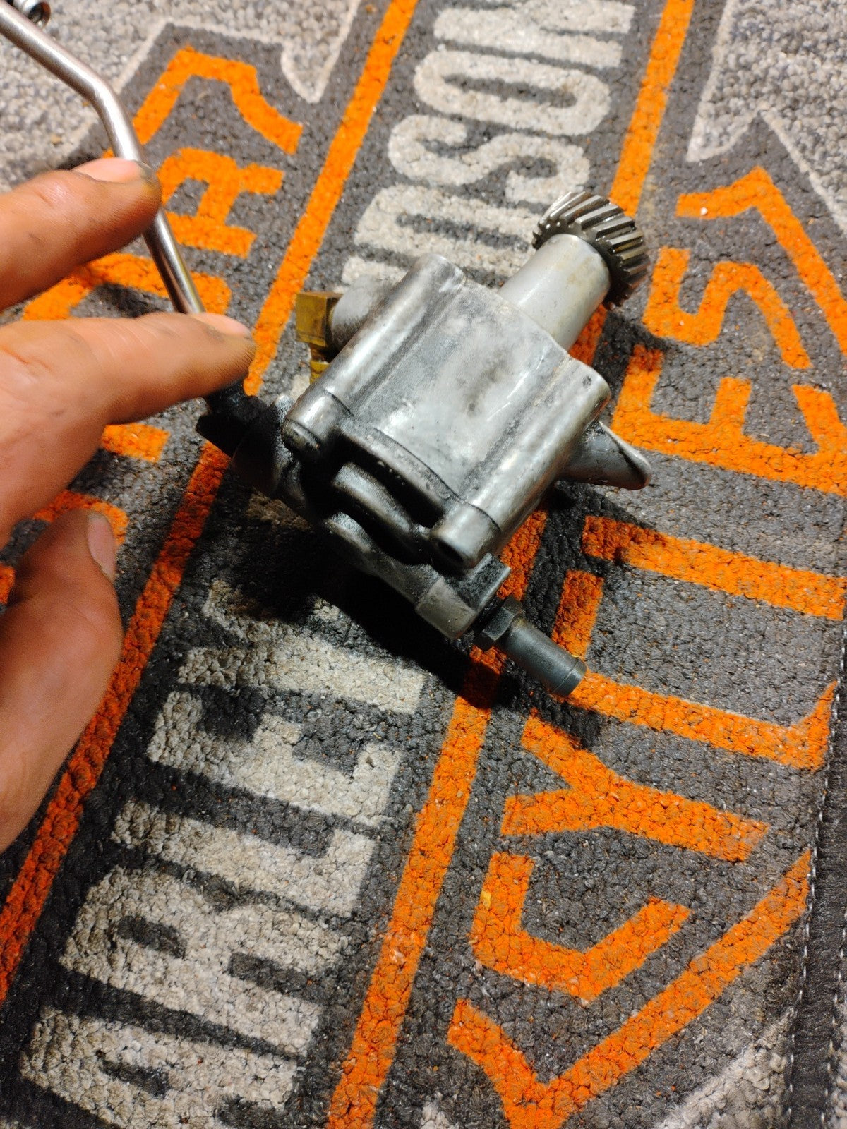 Buell Blast Oil Pump With Metal Line - FREE SHIPPING!