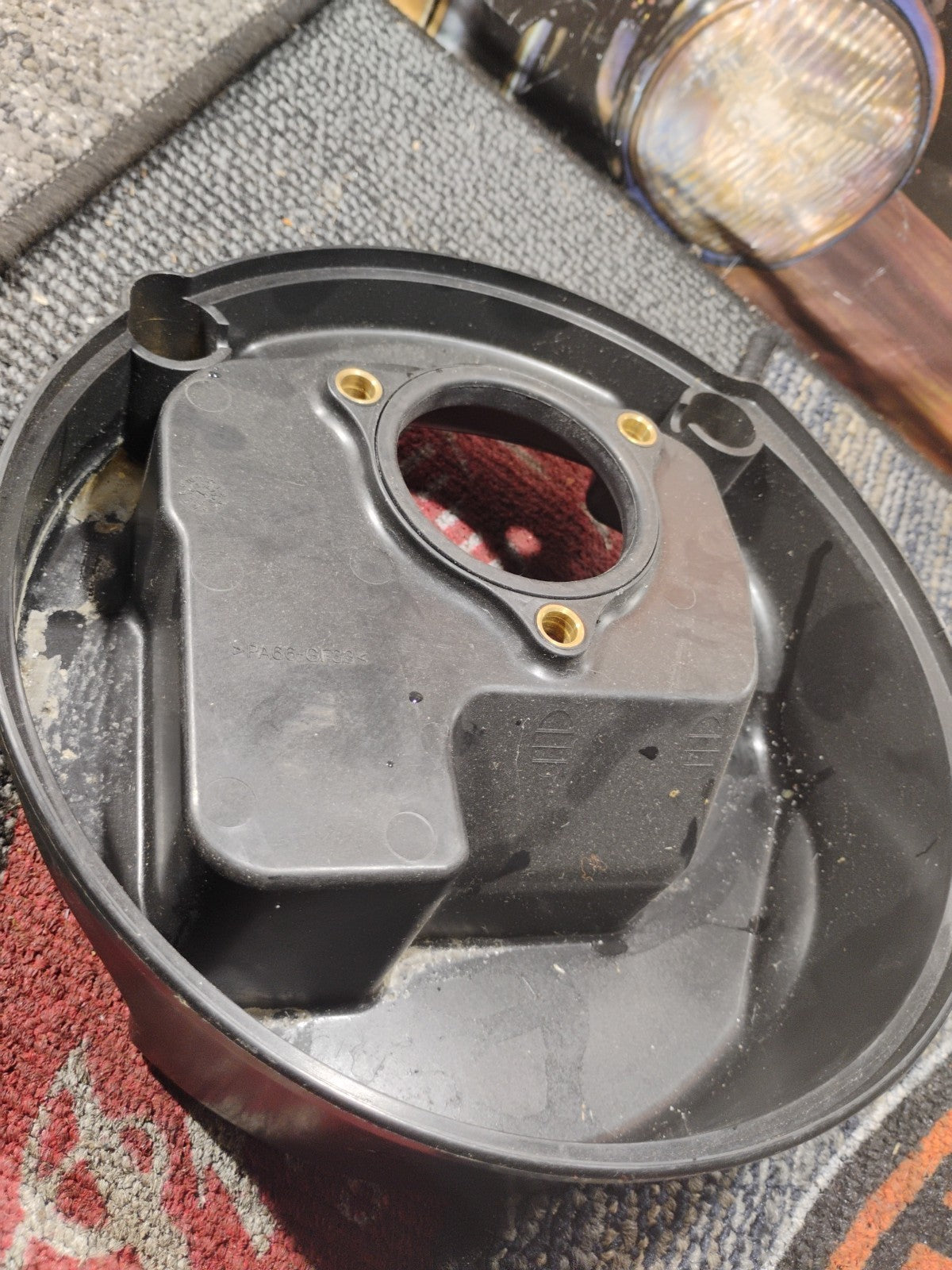 🔥Harley 08-13 Touring 16-17 Softail 96 Ci Air Cleaner Back Plate Assembly🔥