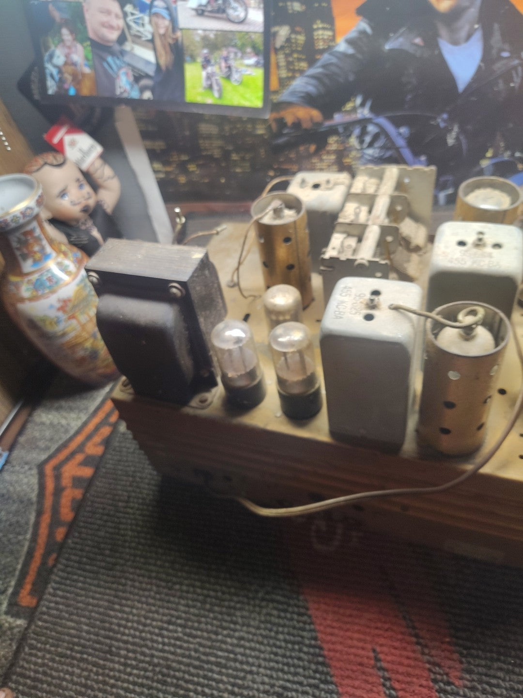 1940’ S Zenith Antique Vintage Tube Console Floor Radio Board Parts