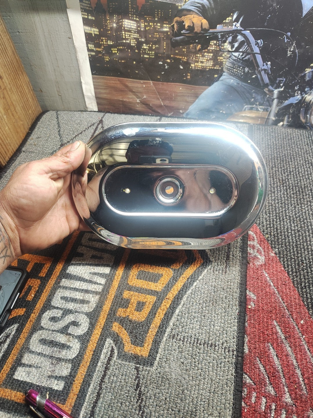 Genuine HarleyDavidson Screamin' Eagle Ventilator Elite Air Cleaner Cover Chrome