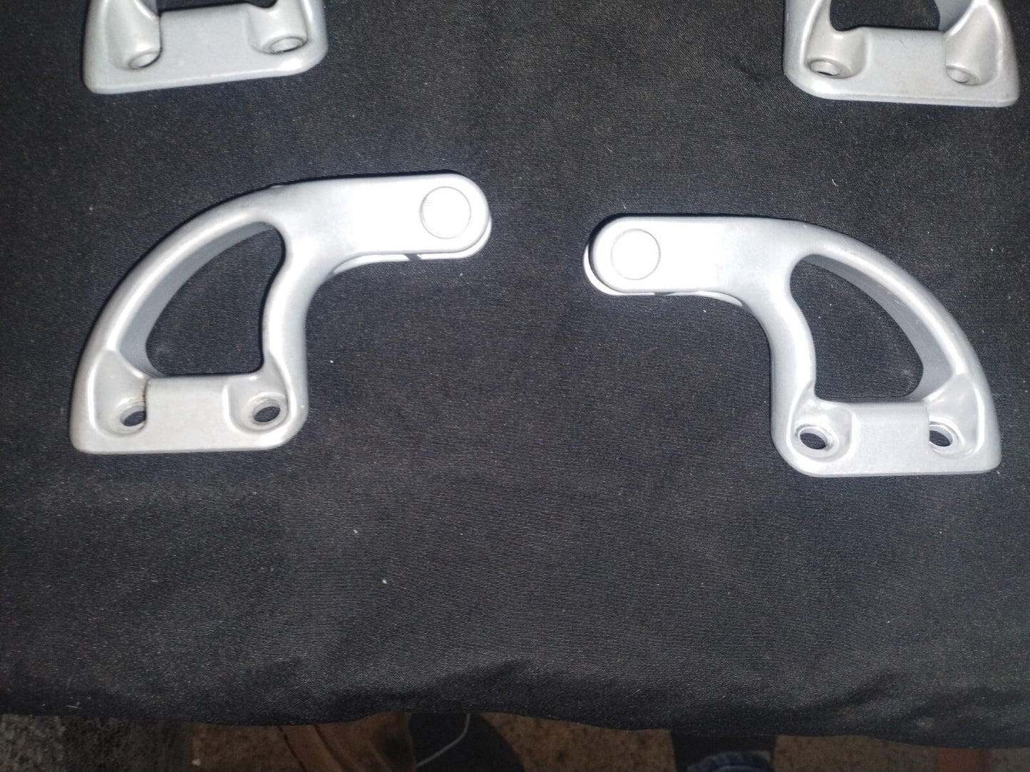 harley v rod passenger pegs Rear Mount Bracket Left Right Silver Vrod V-rod Oem