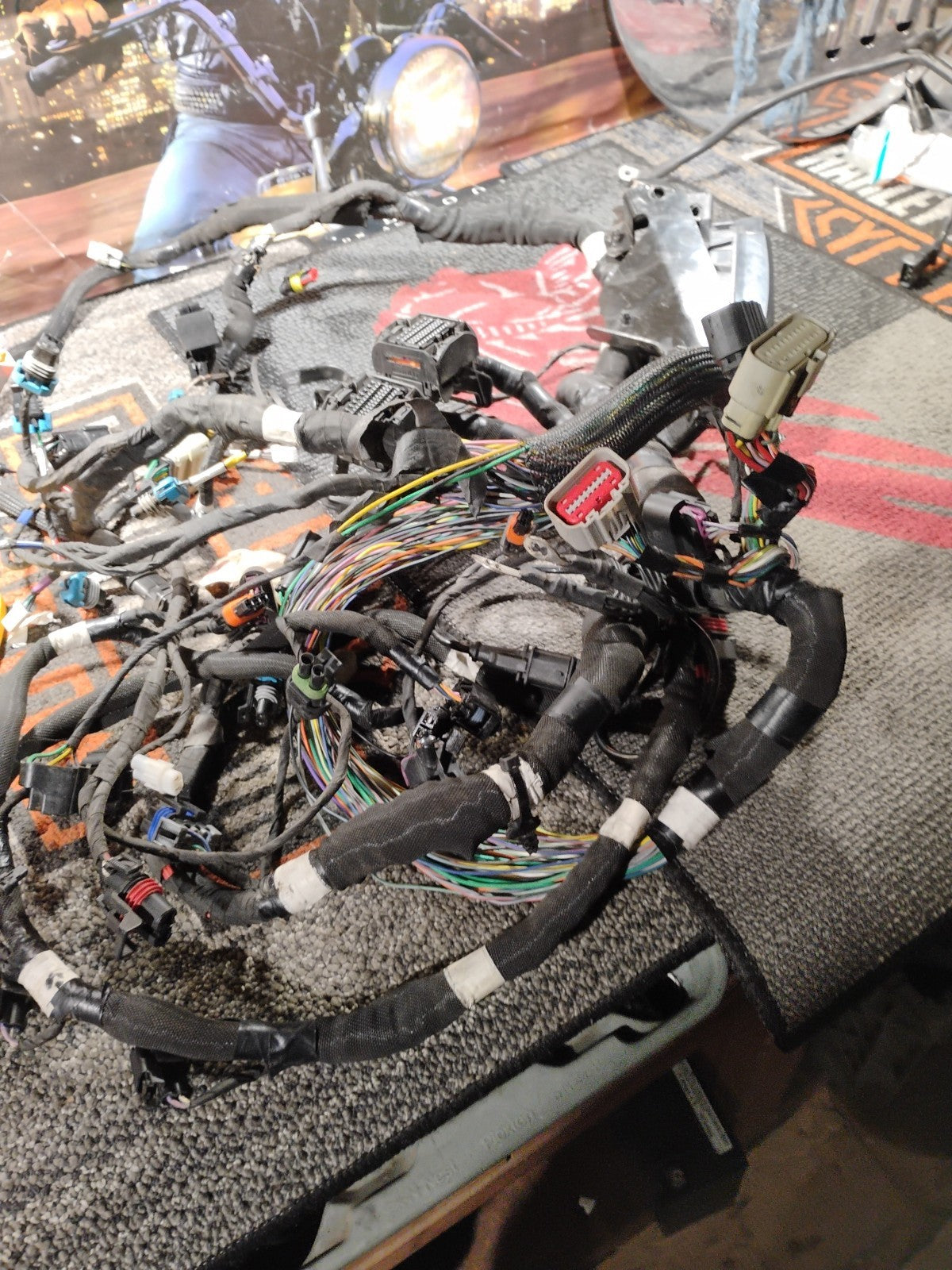 17 Indian Chief Chieftain Roadmaster & Springfield Main Wire Wiring Harness Loom