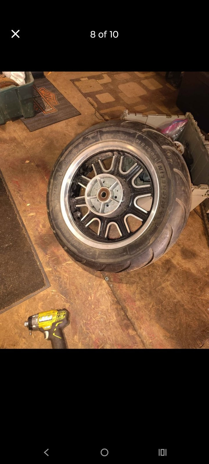 2017 RC components Indian Roadmaster 21-in front wheel ,tire and brake rotors