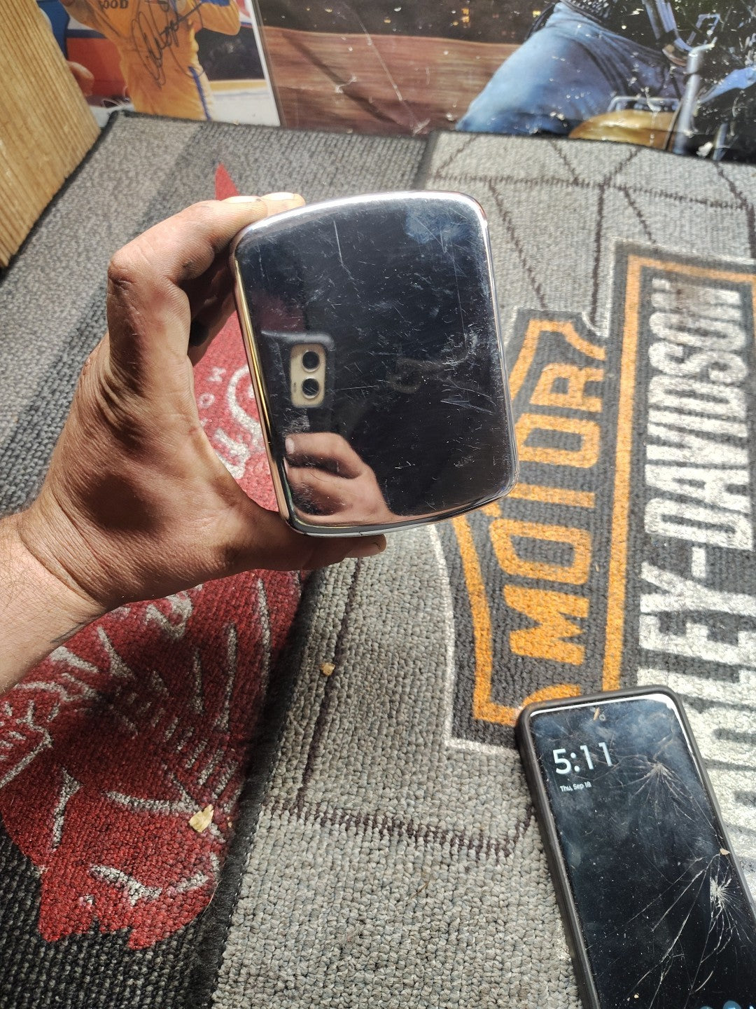 Harley Davidson Chrome Shovelhead Big Twin Ignition Coil Cover used ignition cov