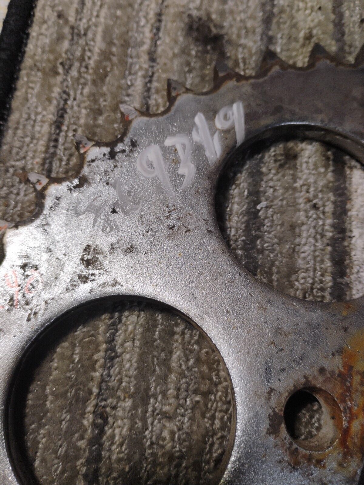 1979 Harley Davidson Shovelhead rear 51T rear drive sprocket chrome dished