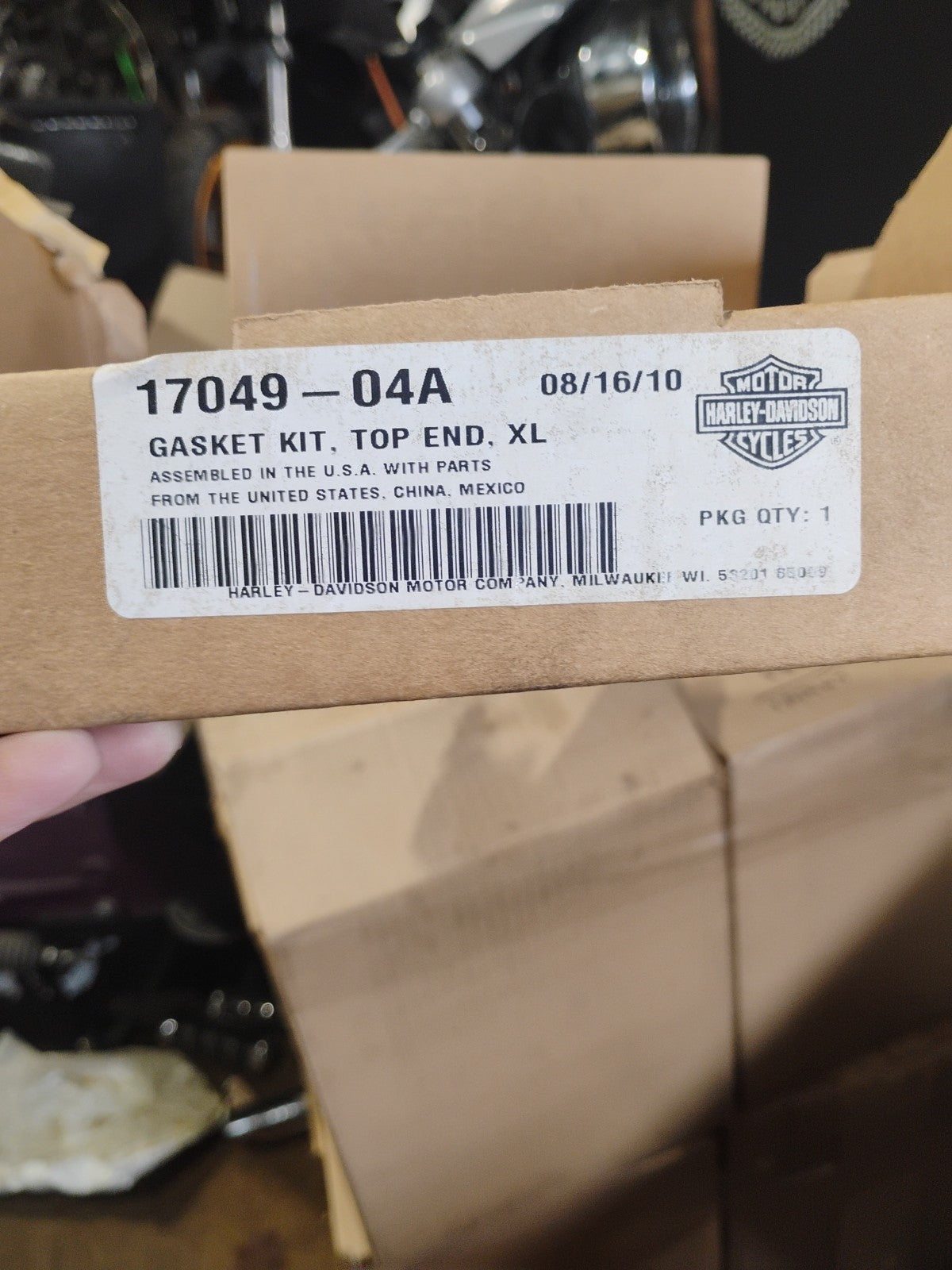 Harley-Davidson OEM 17049-04A Sportster Top End Gasket Kit 2004-2008 NOS