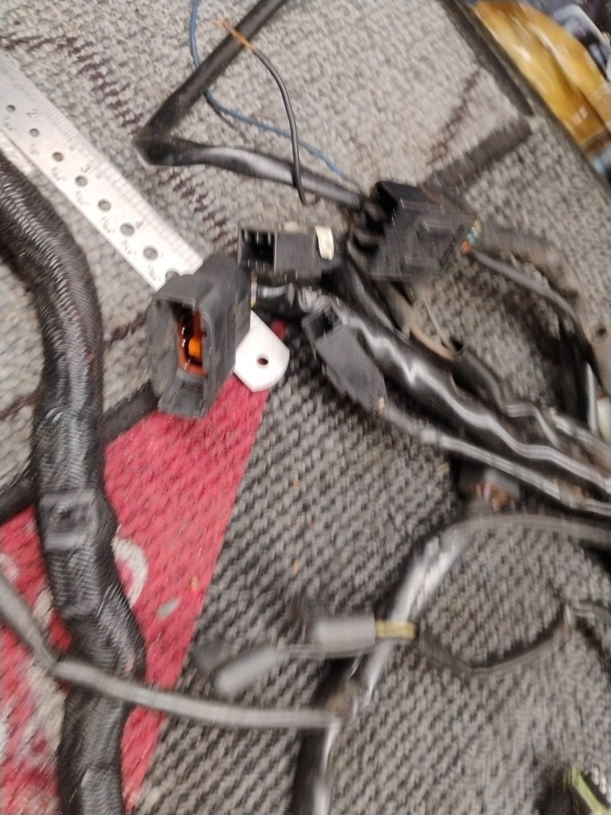 2000-2009 Buell Blast Main Engine Wiring Harness Motor Wire Loom Almost Complete