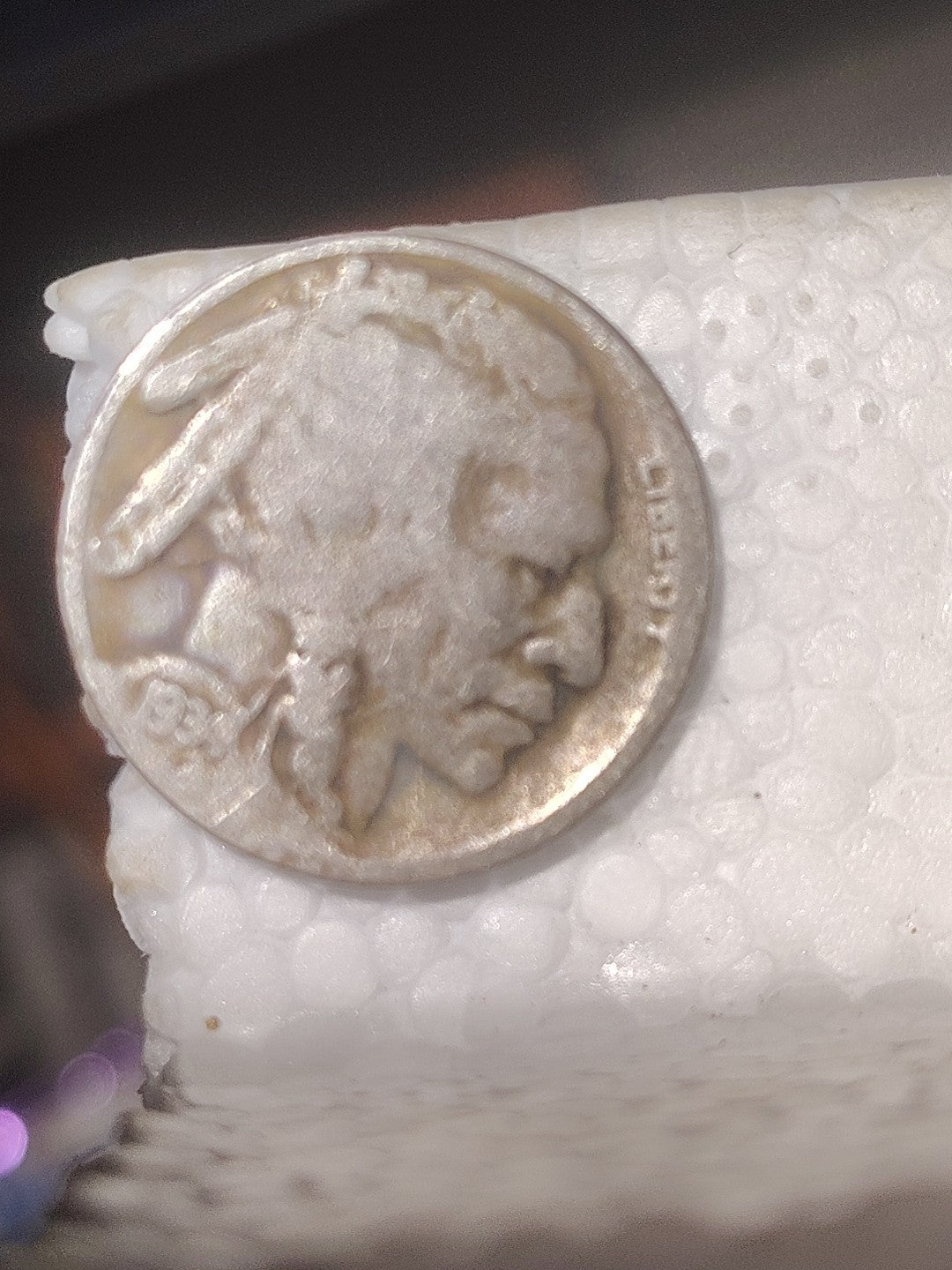 1934 D Buffalo Nickel Dripping Luster++ Gorgeous Rainbow Toning!