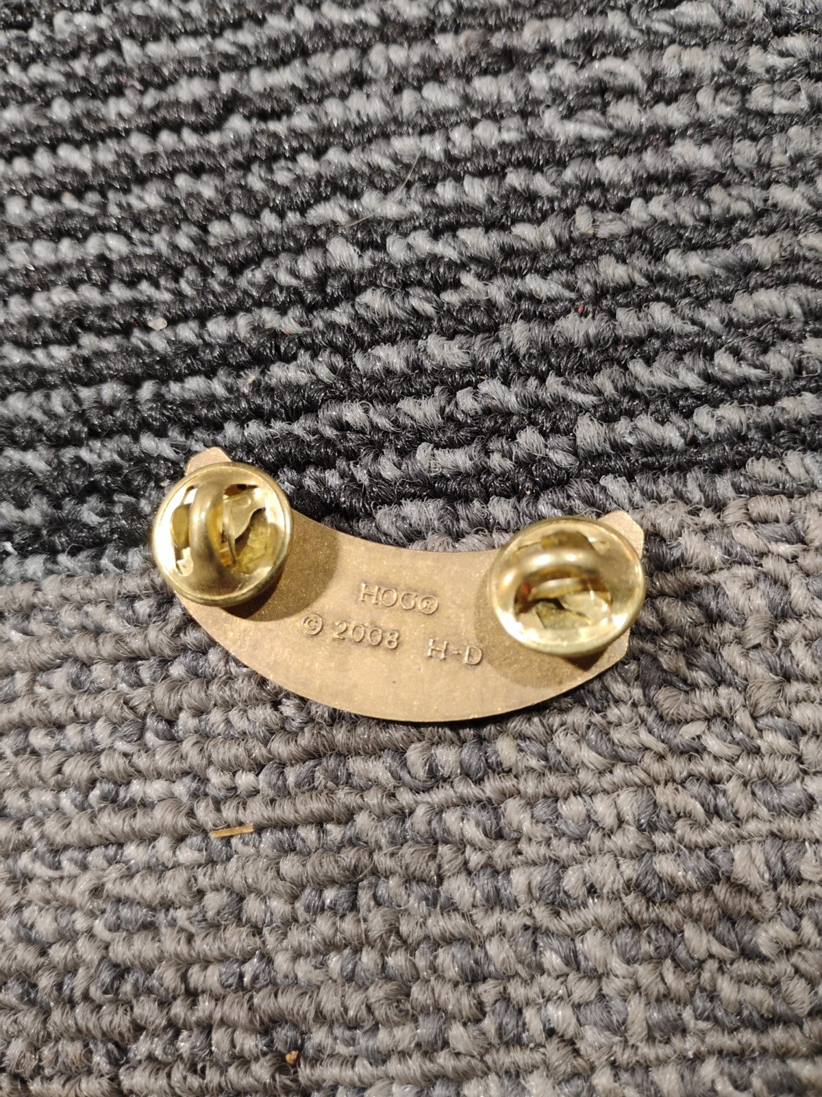 Vintage Harley Davidson MC Vest Lapel Pin 2013 Harley Owner's Group HOG Rocker