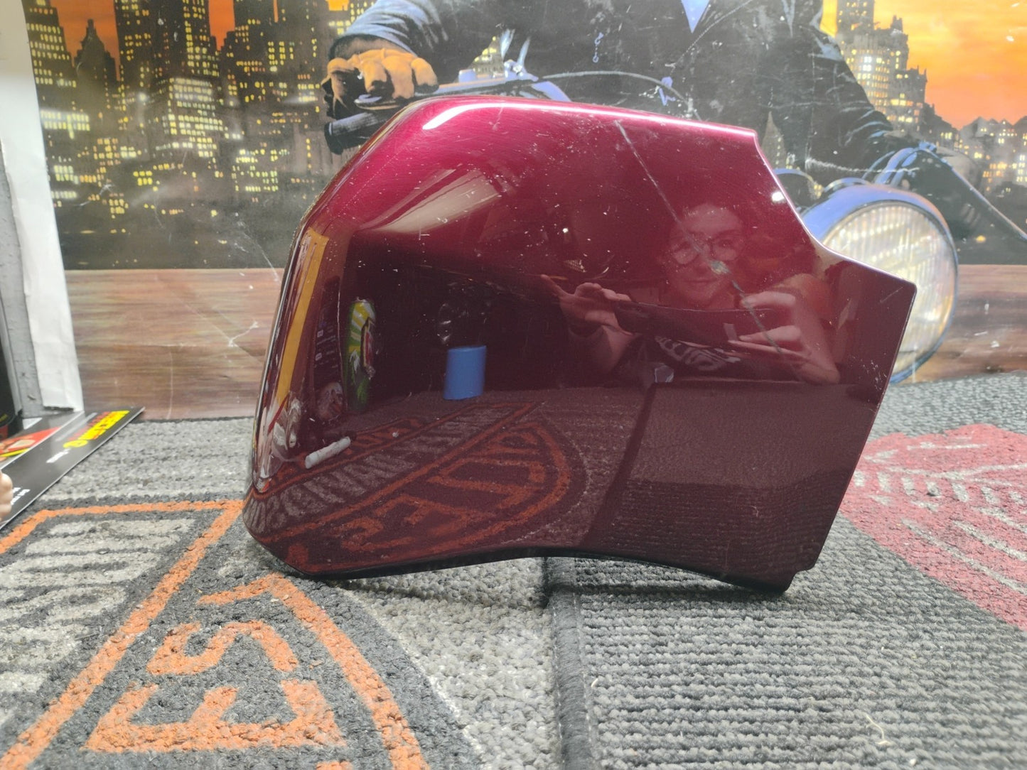 Red Right Side Cover H174 for Honda VT750 Shadow