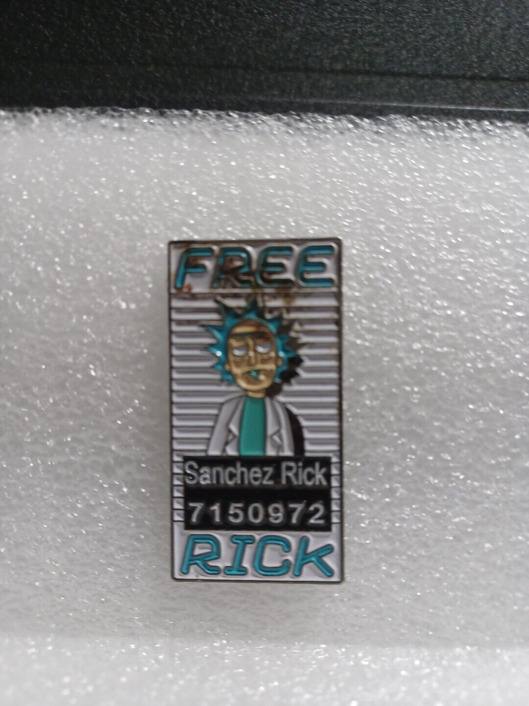 Rick And Morty Free Rick Pin - Large 2.5 Inch Hat Pins