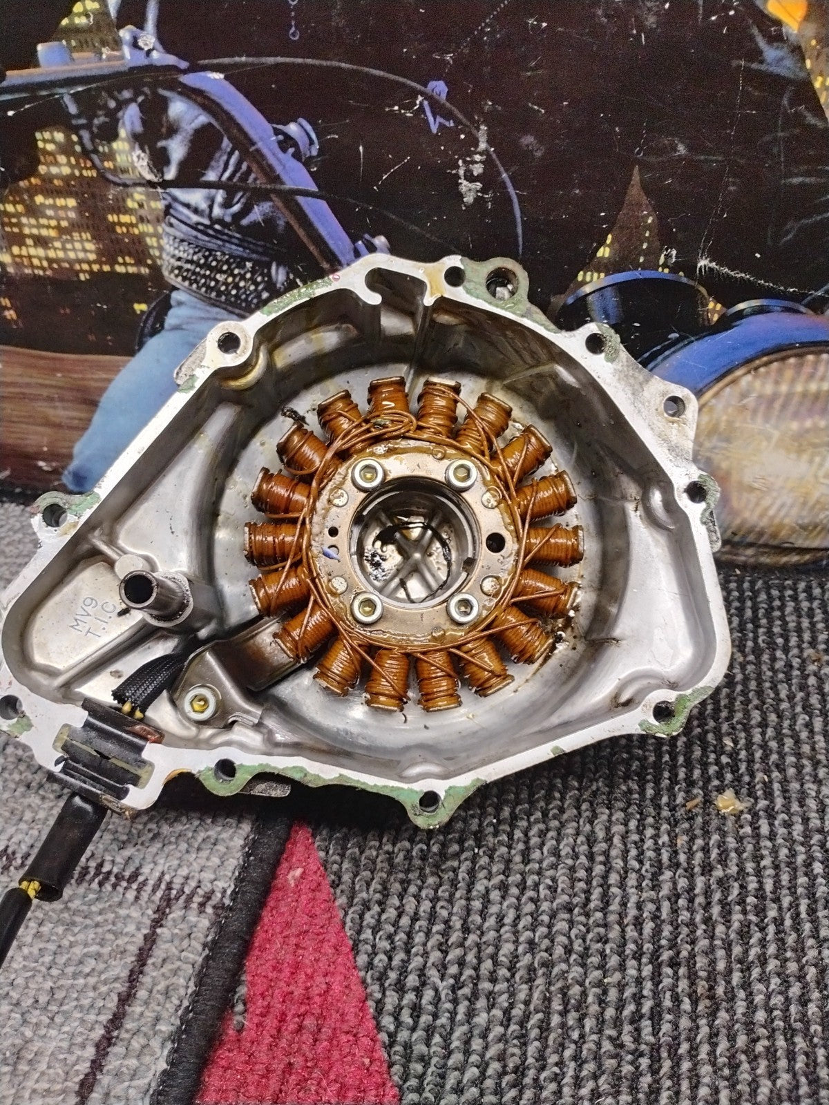 Stator Cover FOR HONDA CBR 600 F2 FROM 1991 With Stator & Hardware