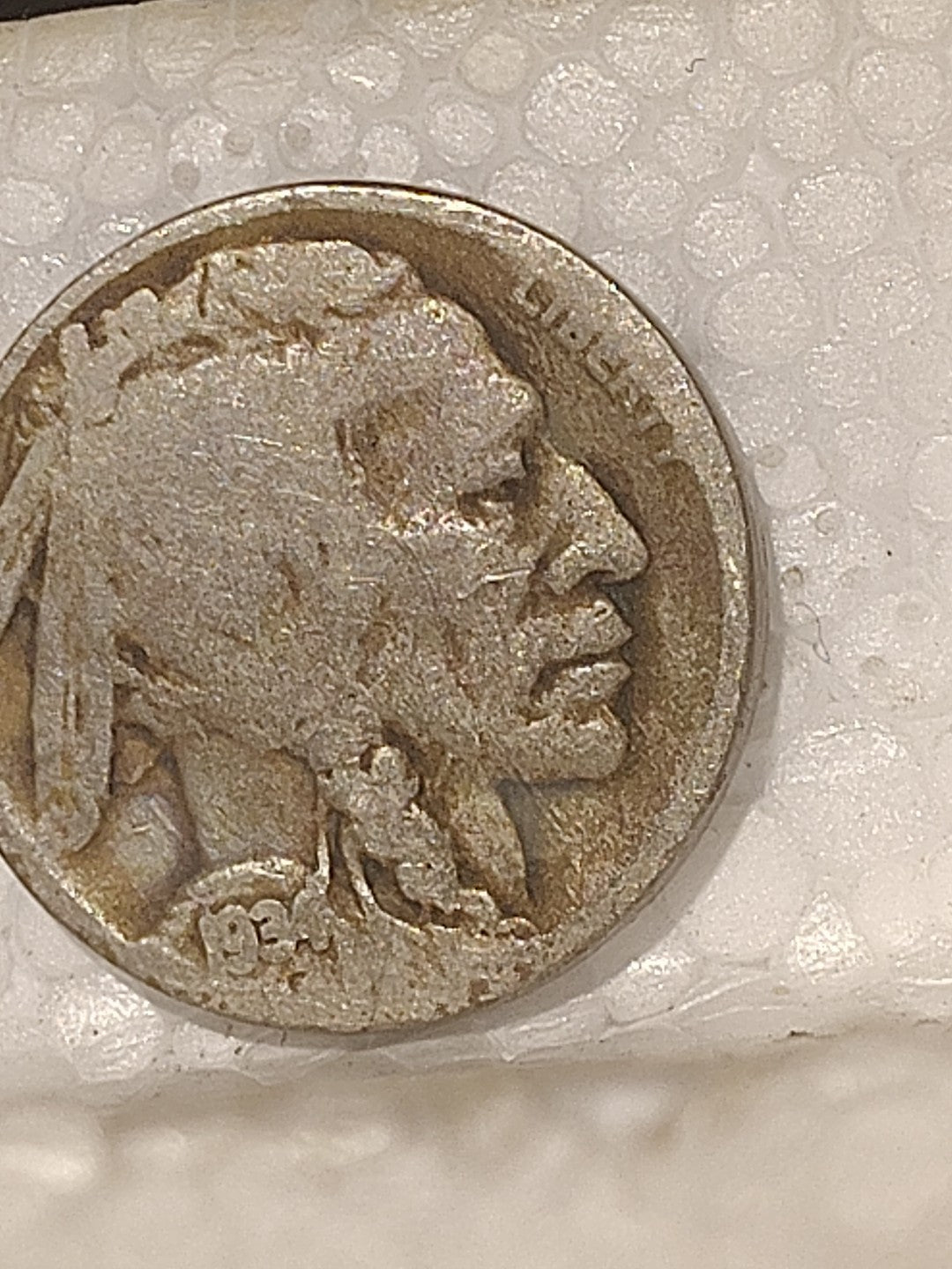 1934 D Buffalo Nickel Dripping Luster++ Gorgeous Rainbow Toning!