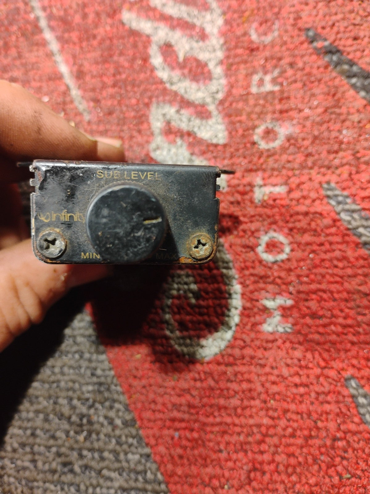 Infinity sub level switch not tested