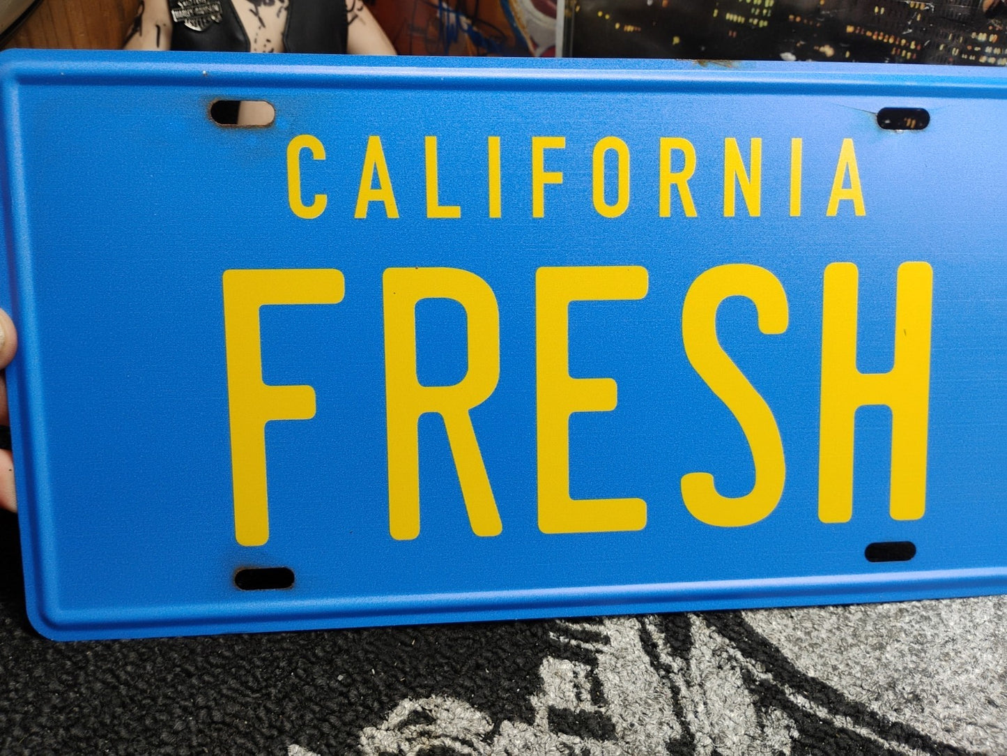 CFRESH PRINCE CALIFORNIA NOVELTY LICENSE PLATE ALUMINUM SIGN CAR BIKE ATV WALL D
