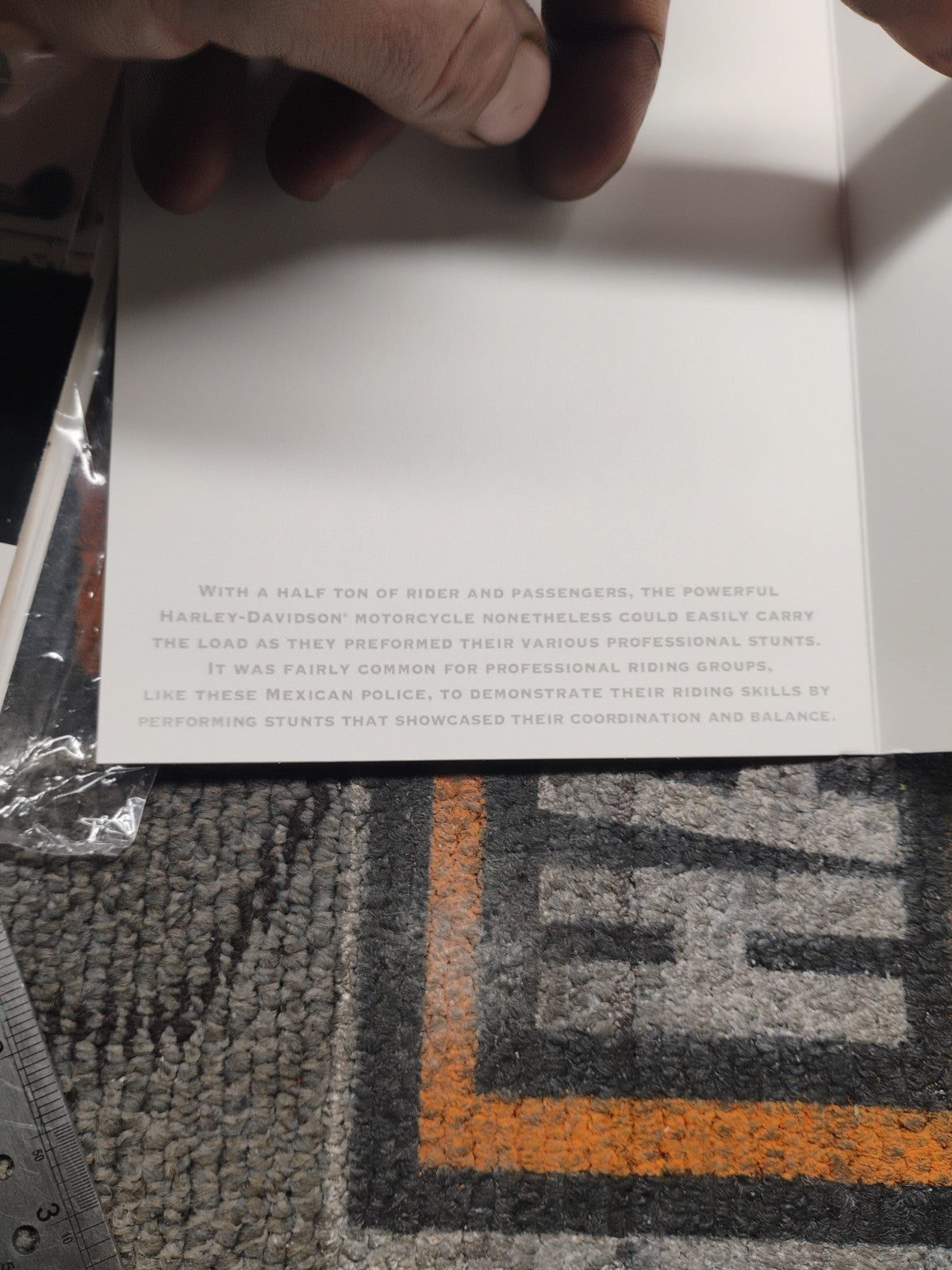 6 Vintage Nos Harley Davidson Friendship Greeting Card Pack With Envelopes