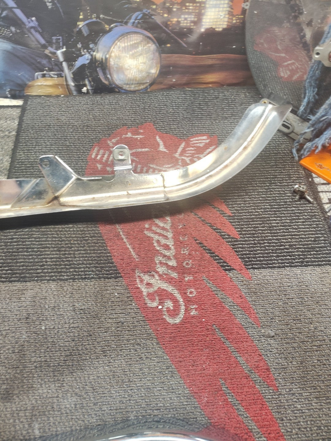 Crusty 2000-2006 Harley Davidson Softail BELT GUARD FLST FXST DRIVE BELT GUARD