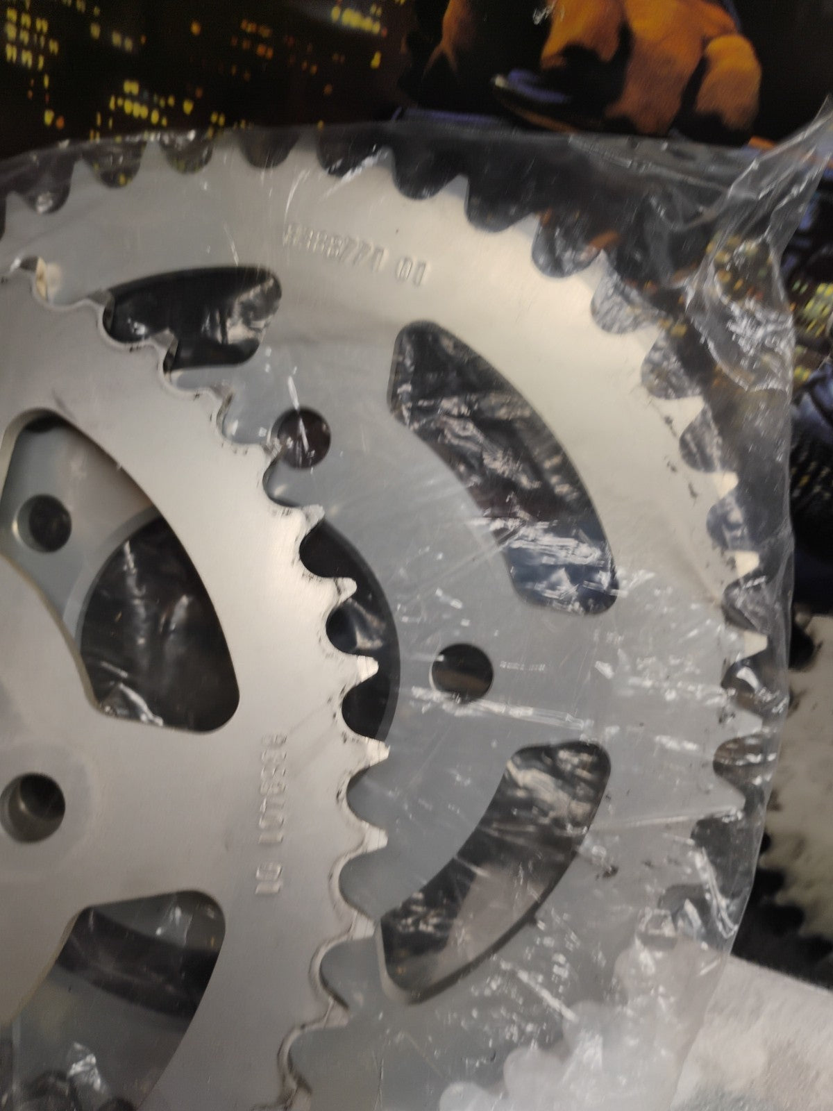 01 BMW Hp4 Racing Motorcycle Sprocket Set 71 11 8 405 217 OEM 1 Set