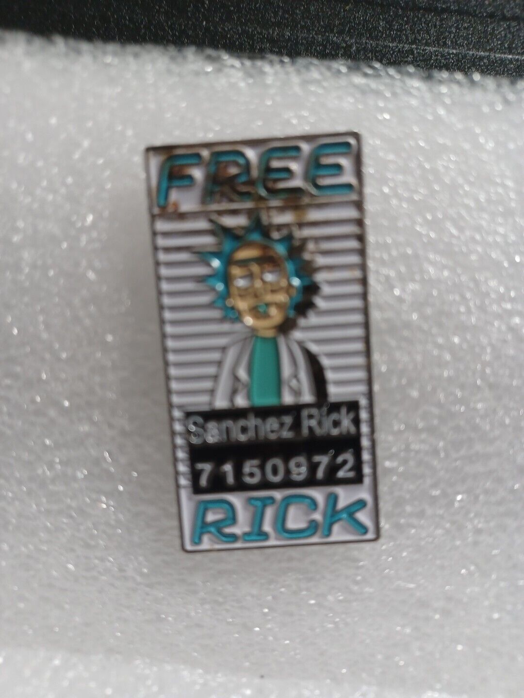 Rick And Morty Free Rick Pin - Large 2.5 Inch Hat Pins