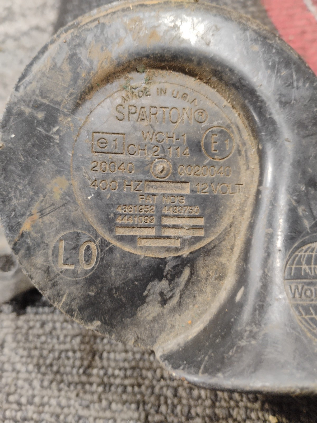 Jeep Wrangler YJ 92-95 OEM Horn Under the Hood Sparton 2.5 Cylinder