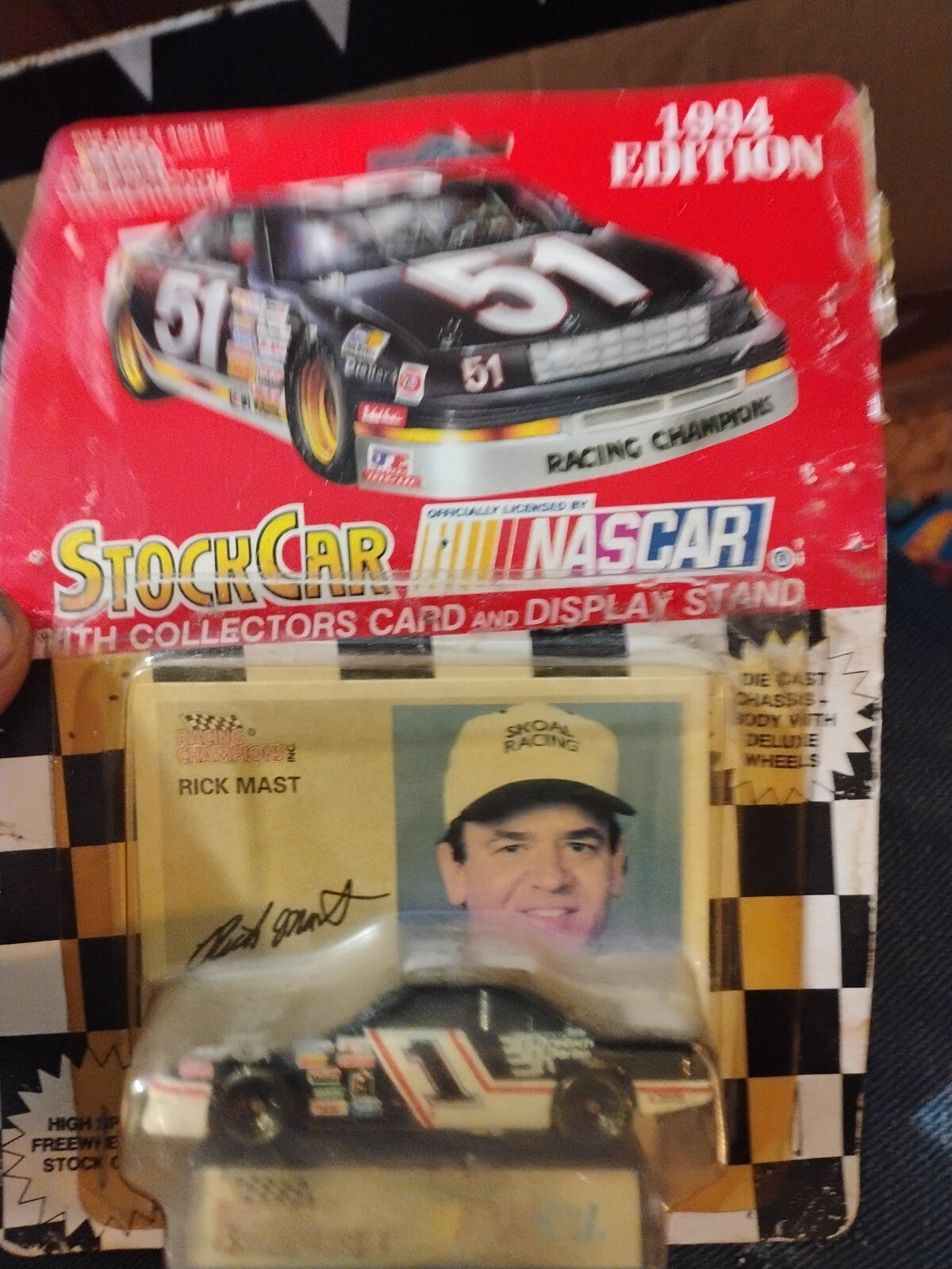 RICK MAST #1 Racing Champions 1994 EDITION 1:64 Scale Stock Car Diecast NEW