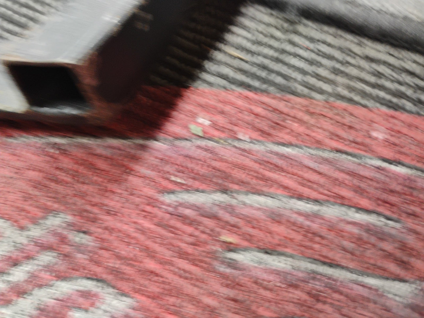 Suzuki Motorcycle Sissy Bar, w/ Black Padded Backrest