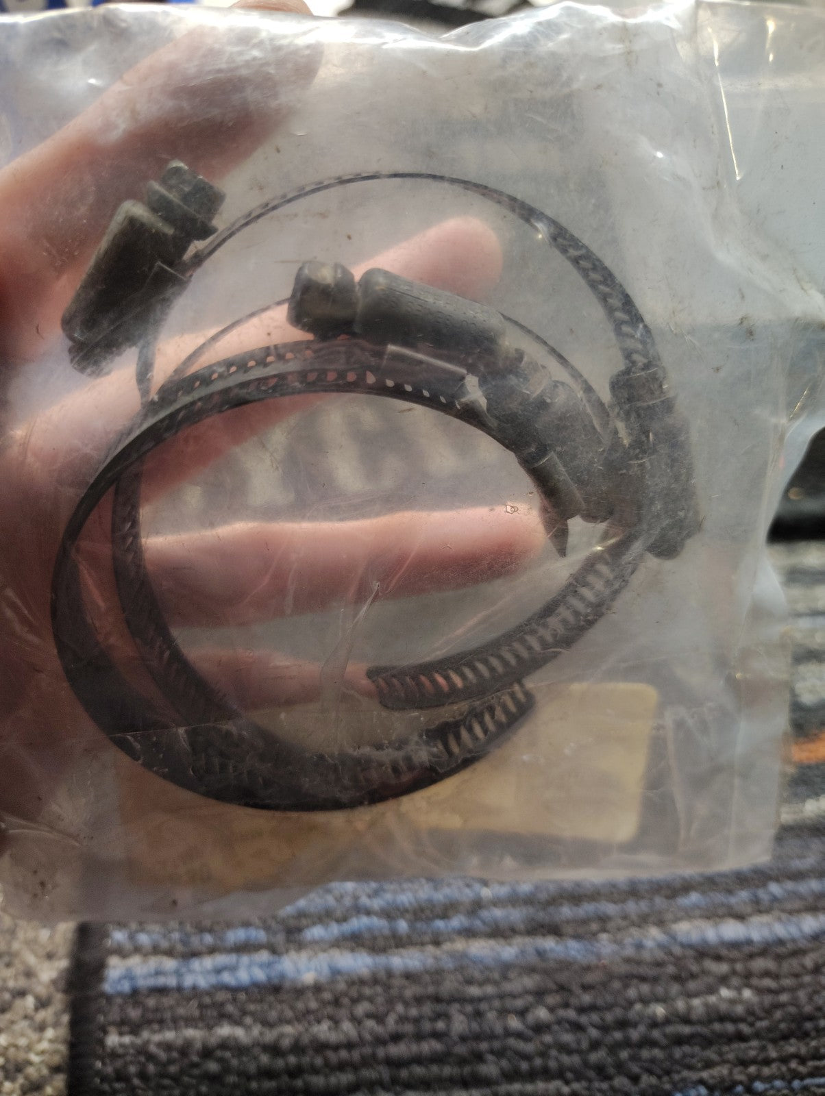 Harley-Davidson OEM 9830 Black Worm Drive Clamp Genuine NOS
