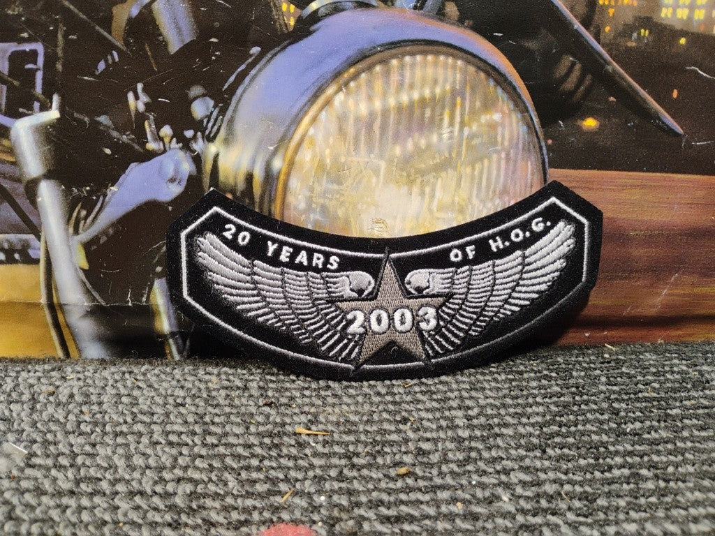 HARLEY DAVIDSON OWNERS GROUP HOG 2003 VEST JACKET PATCH