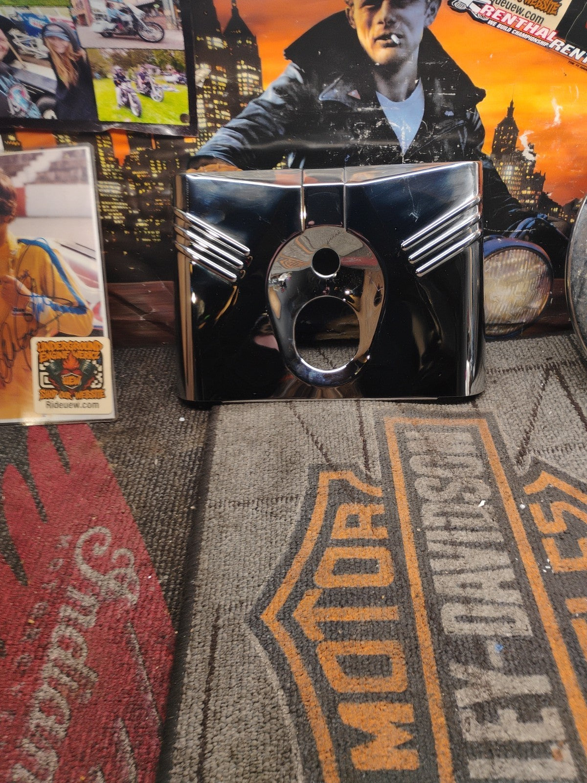 1986-2008 Harley Davidson Softail Fat Boy Front Fork Cover Chrome OEM