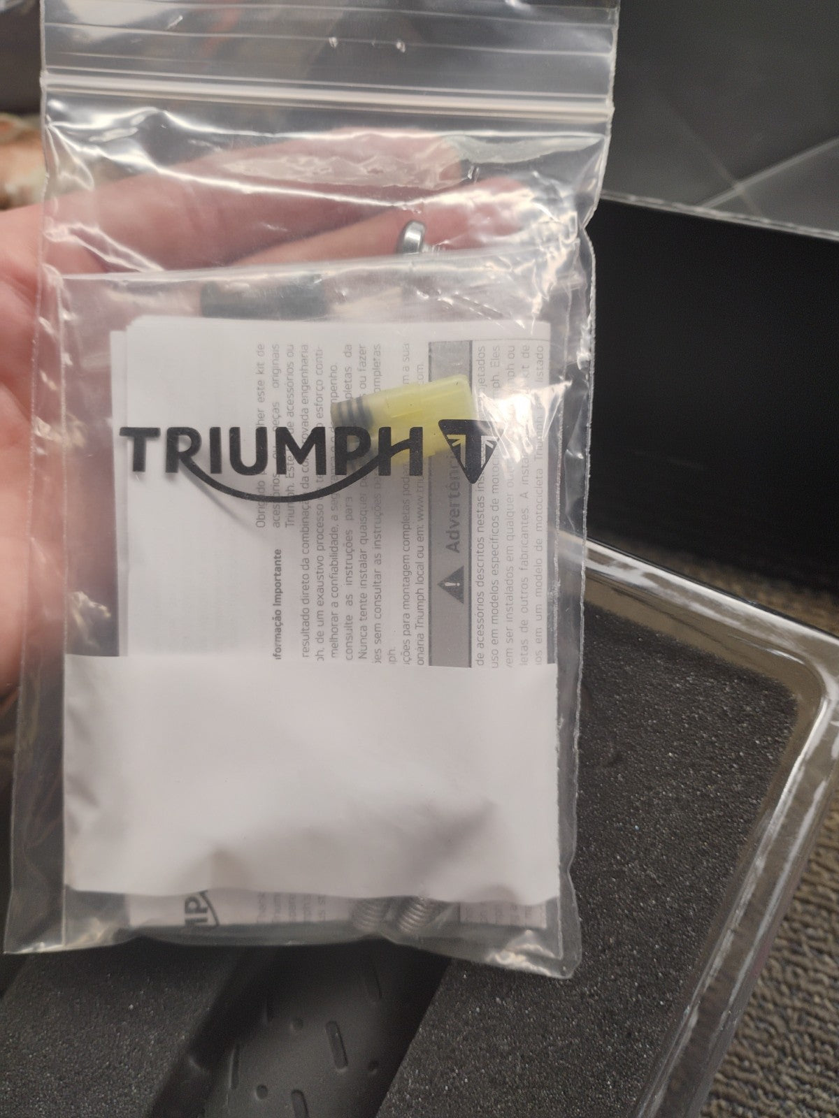 Triumph Motorcycle Heated Grip Kit P/N- A9638170