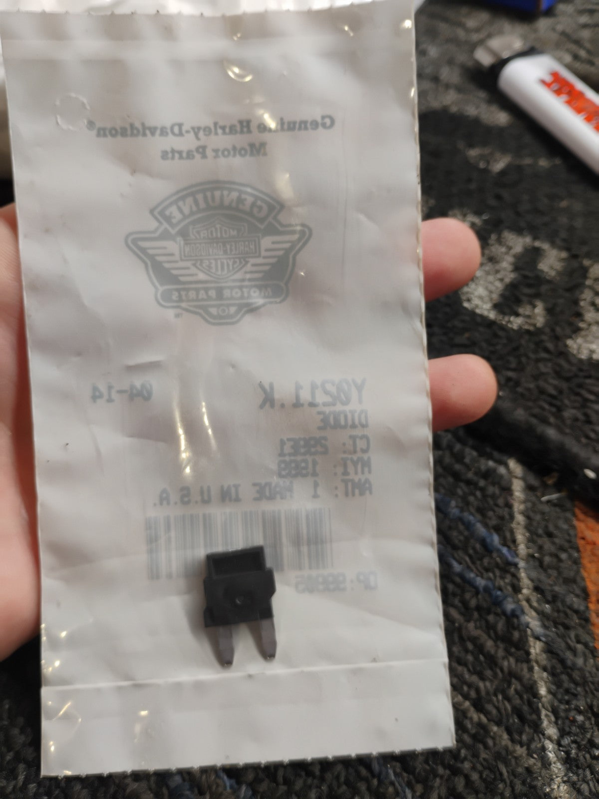 Harley Davidson OEM DIODE Y0211.K. NOS