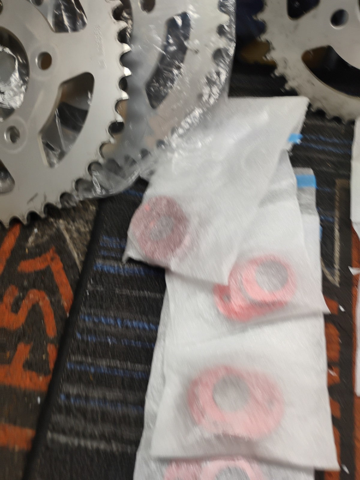 01 BMW Hp4 Racing Motorcycle Sprocket Set 71 11 8 405 217 OEM 1 Set
