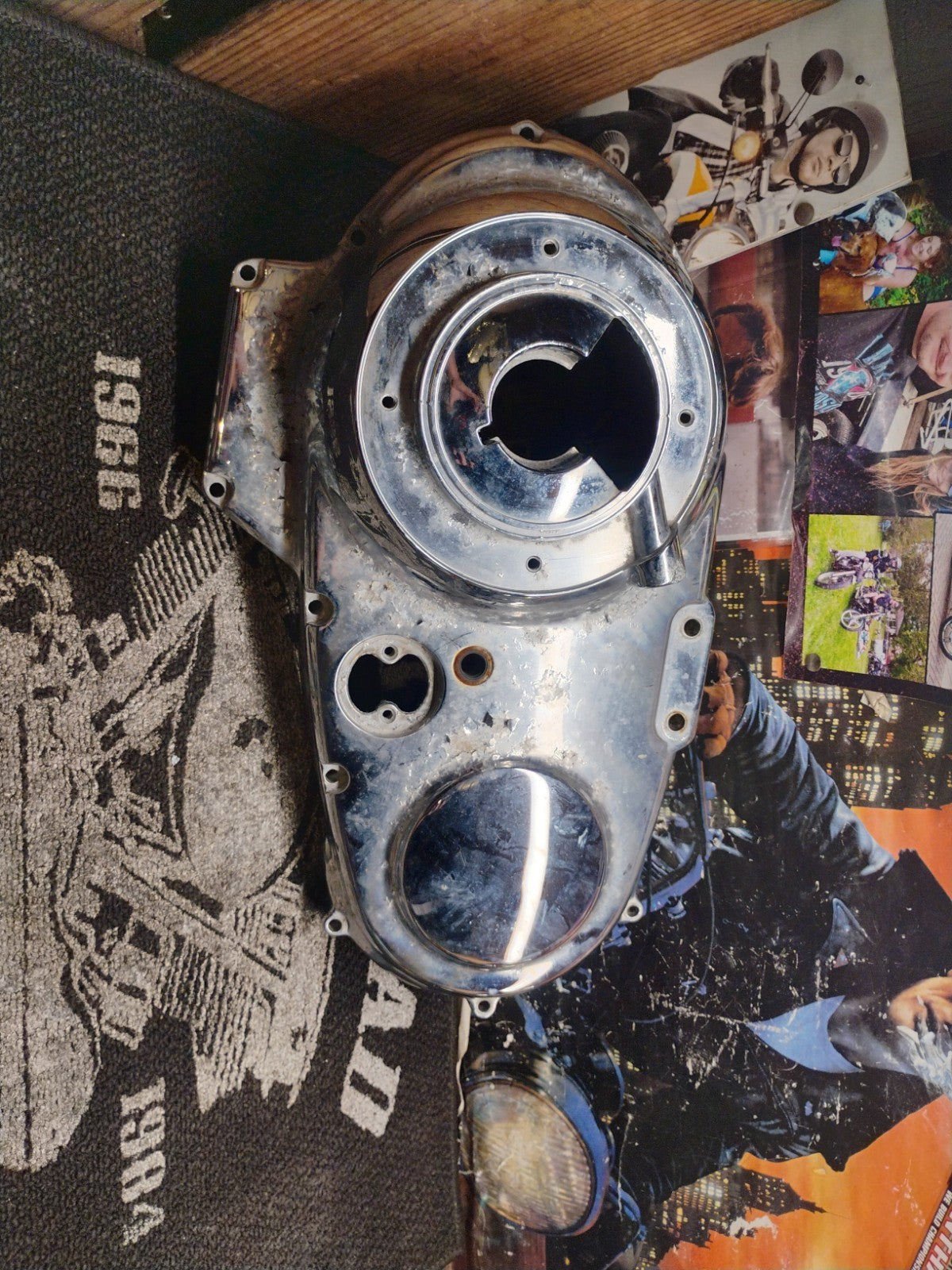 OEM Harley Sportster Primary Cover 883 1200 XL Evolution Clutch Cover 1994-2003