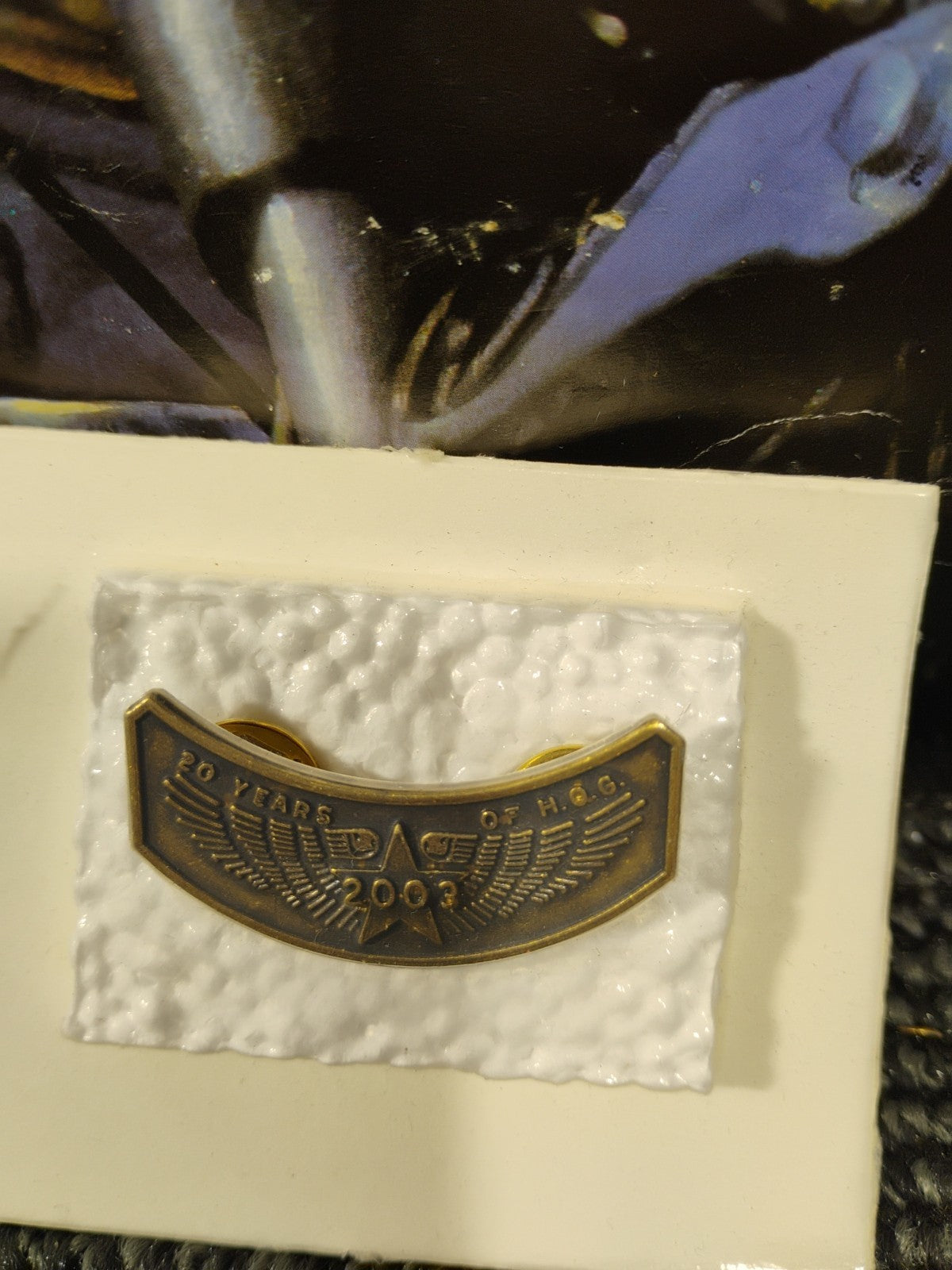 2003 Harley-Davidson HOG Club Pin "20 Years Of Hog" New In Sealed Package