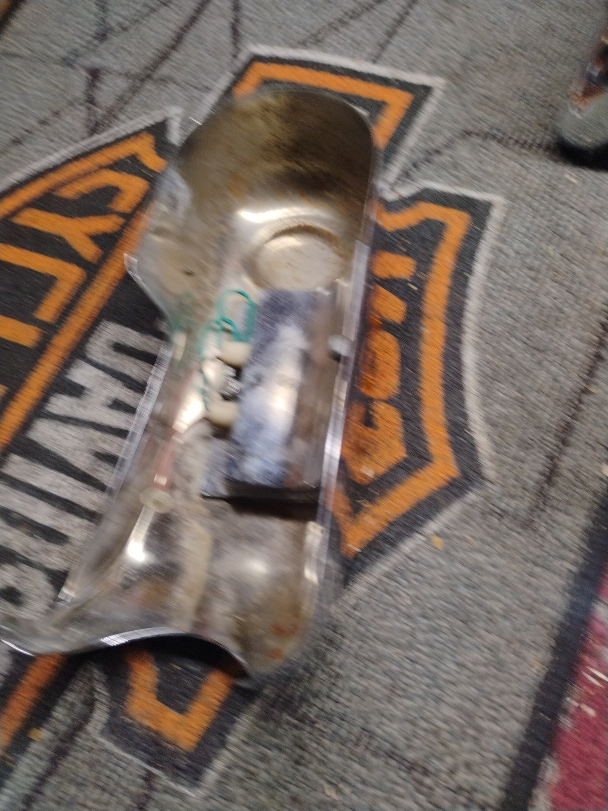 HARLEY DAVIDSON TOURING FLH LOWER FORK COVER SLIDER W/ RUNNING LIGHTS