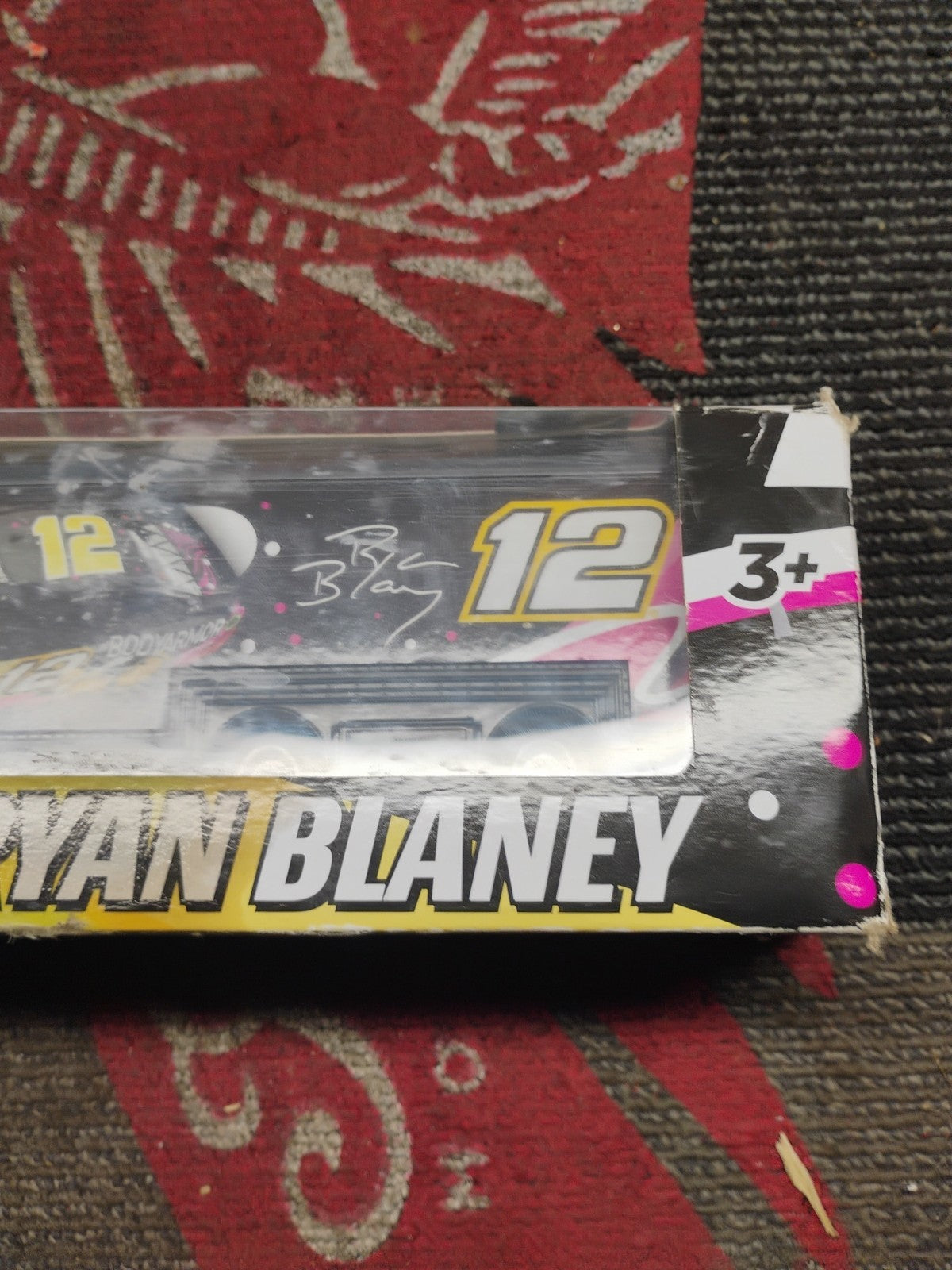 Ryan Blaney #12 Body Armor Tractor Trailer Hauler 1/64 Diecast Nascar Authentics