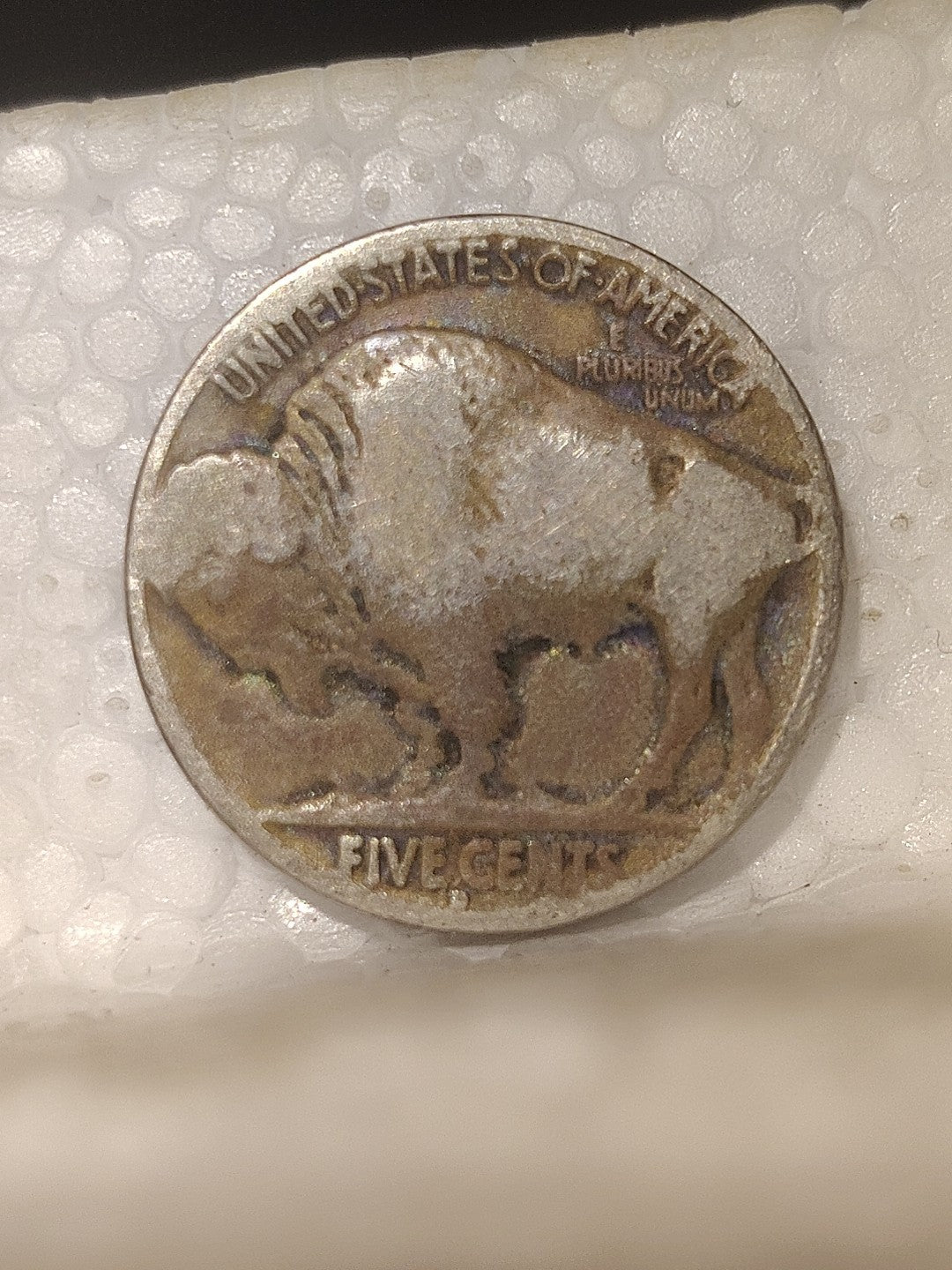 1934 D Buffalo Nickel Dripping Luster++ Gorgeous Rainbow Toning!