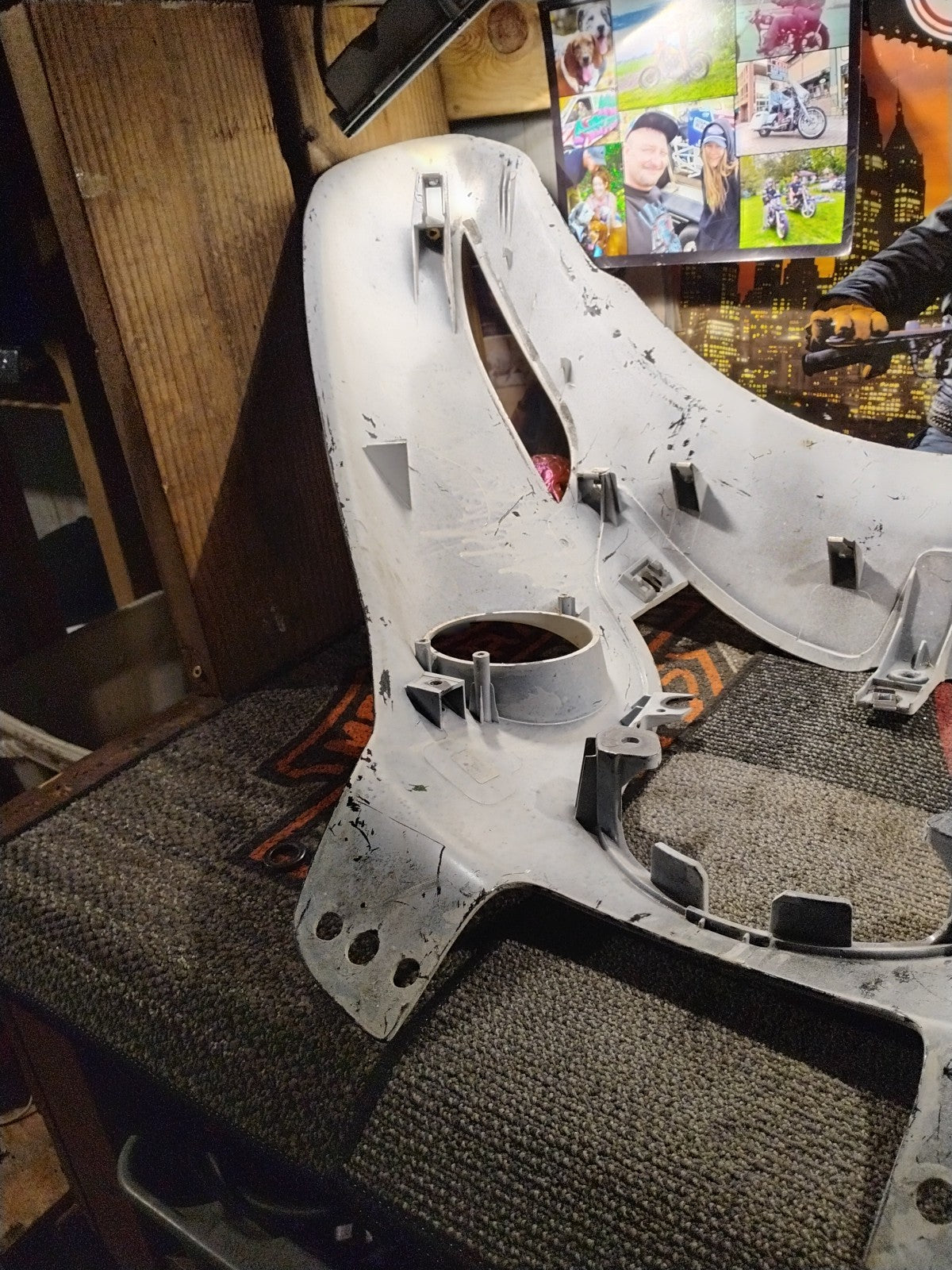 17 Indian Roadmaster Chief Upper Front Headlight Fairing Cover