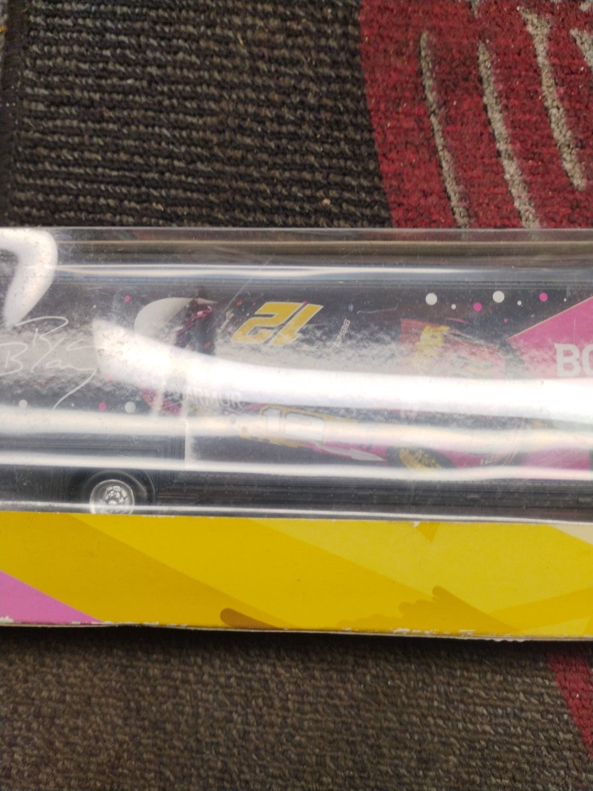 Ryan Blaney #12 Body Armor Tractor Trailer Hauler 1/64 Diecast Nascar Authentics